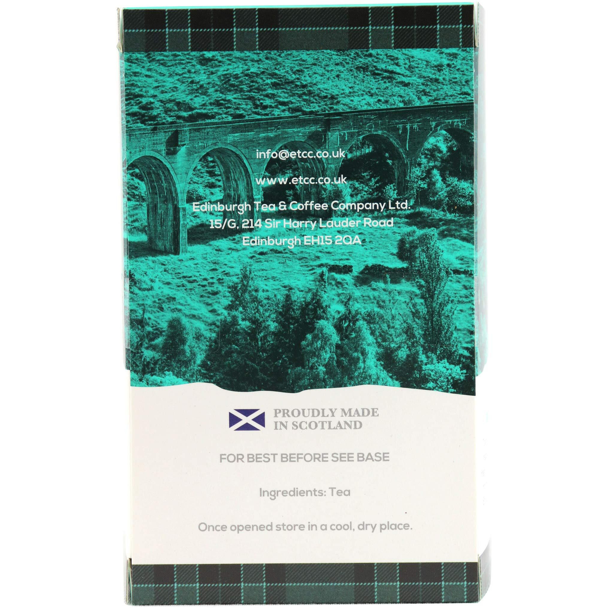 Edinburgh Tea & Coffee Company, Scottish Breakfast Tea, 25 Count Envelope/Tag Teabags