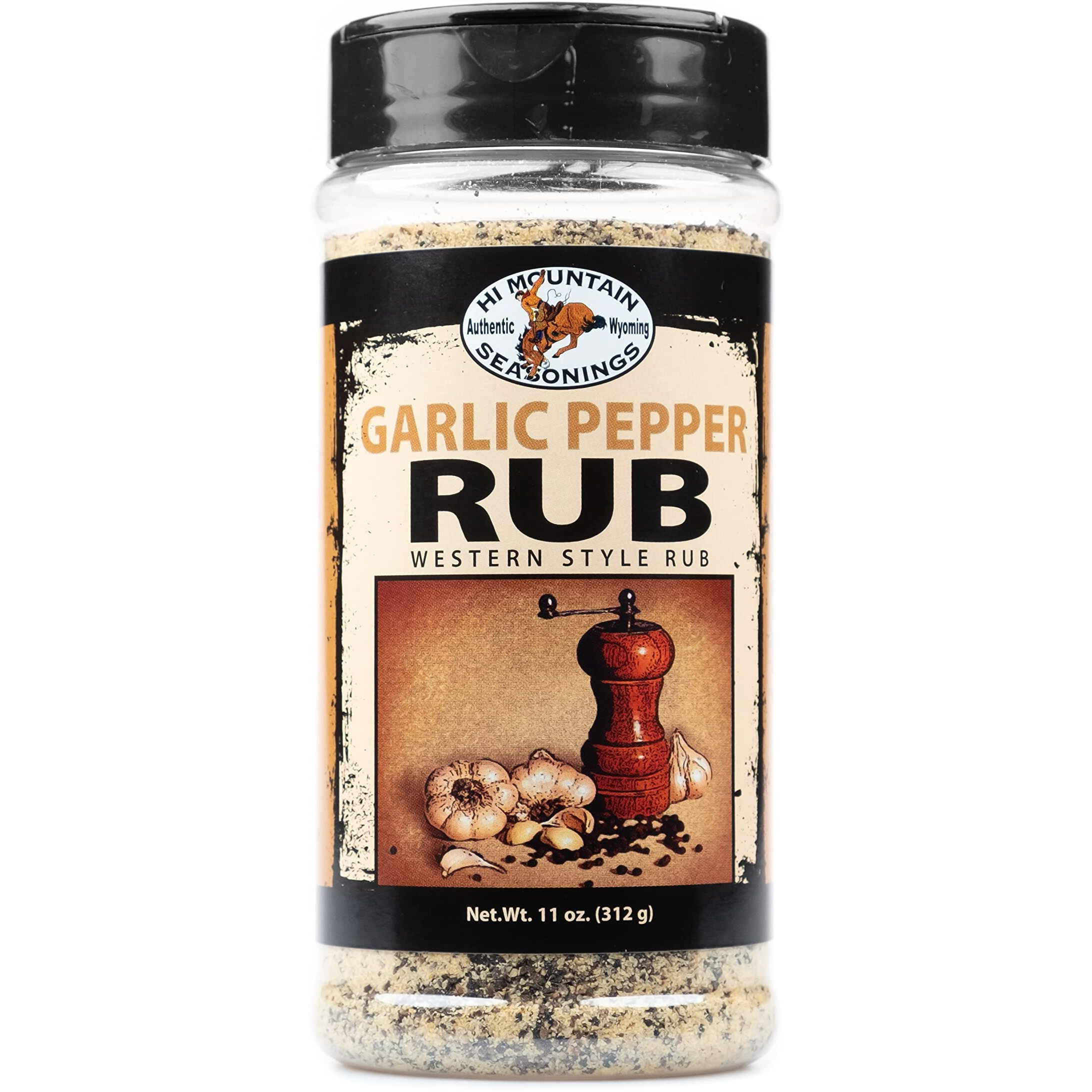 Hi Mountain Seasoning -- Garlic Pepper Grill Rub