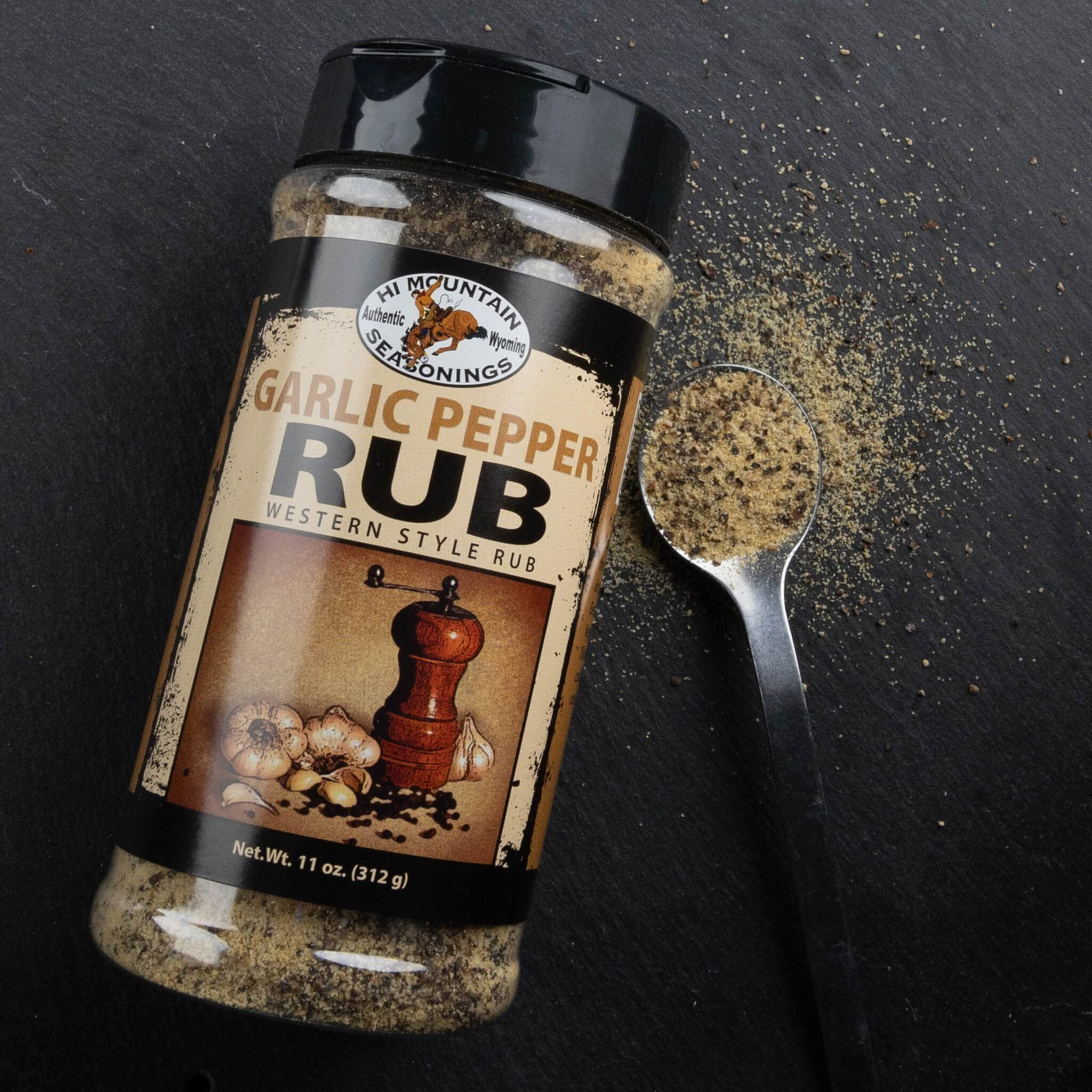 Hi Mountain Seasoning -- Garlic Pepper Grill Rub