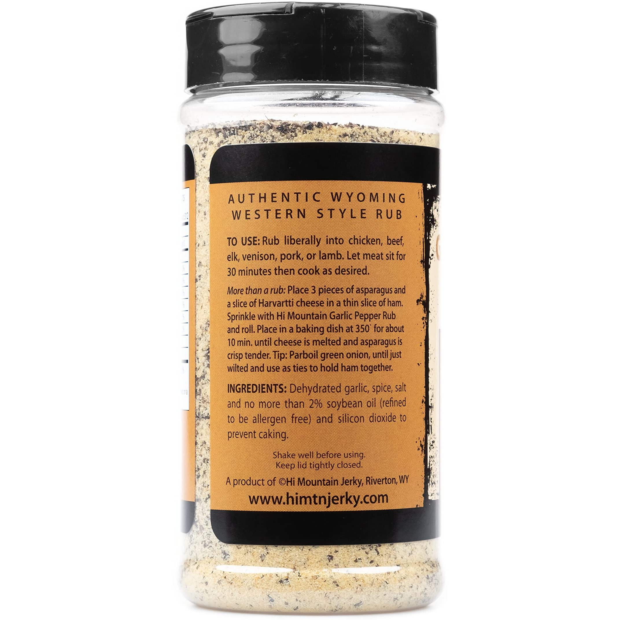 Hi Mountain Seasoning -- Garlic Pepper Grill Rub