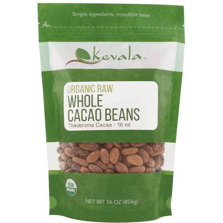 Kevala Organic Raw Cacao Beans 1Lb