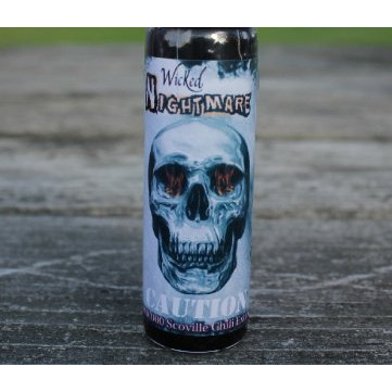 Hotter Than Ghost Pepper Scorpion Habanero Hot Sauce Wicked Nightmare Extract