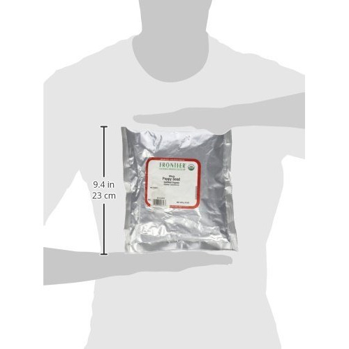Frontier Co-Op Organic Whole Poppy Seed 1Lb