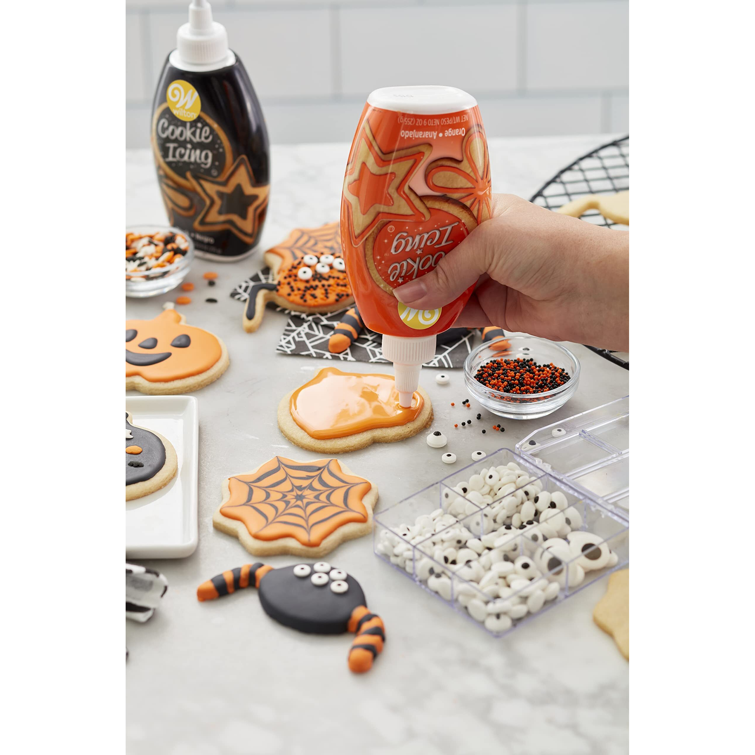 Wilton Orange Cookie Icing, 9-Ounce