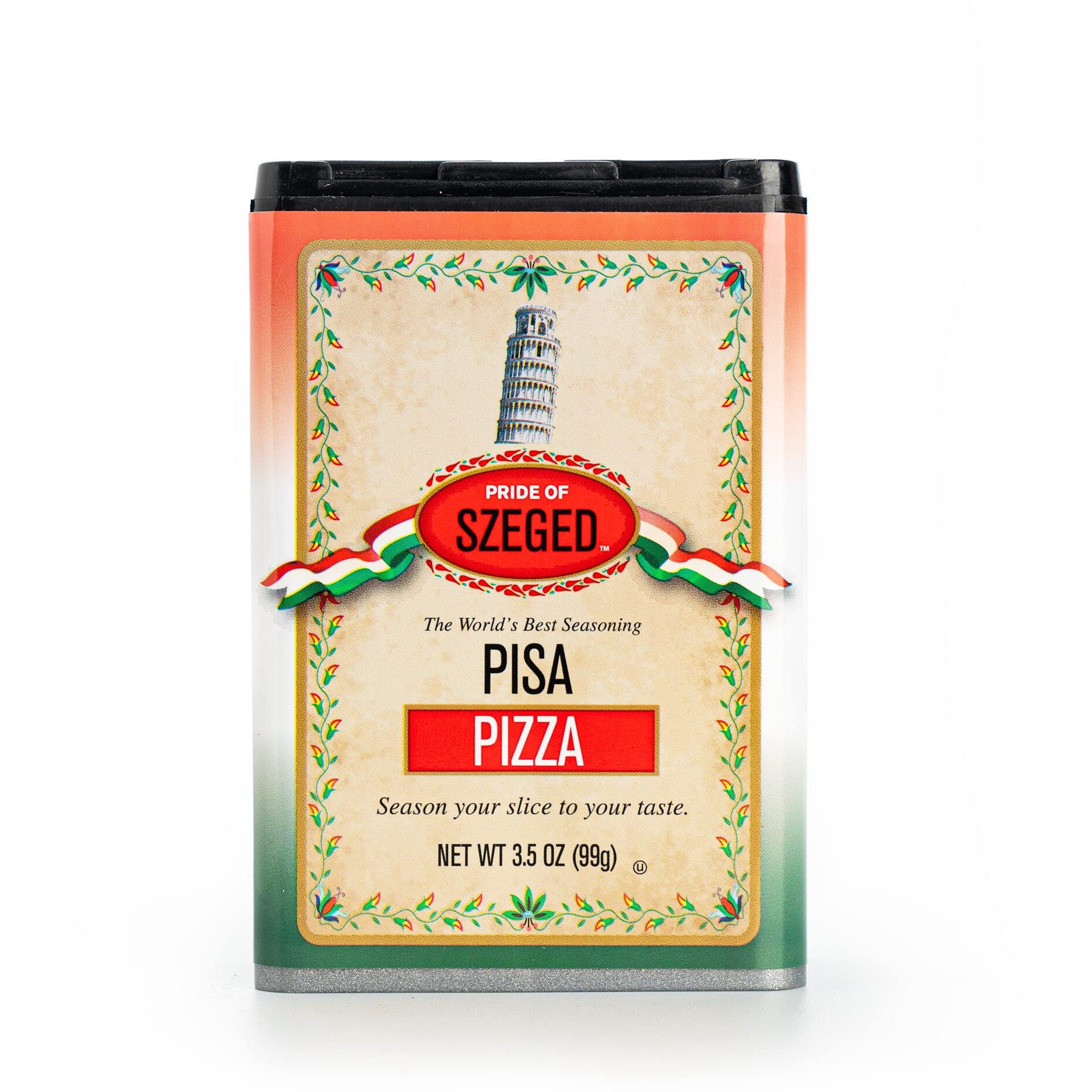 Pride Of Szeged Pizza Seasoning, Italian Spice Blend, 3.5 Oz. Tin, 1-Count