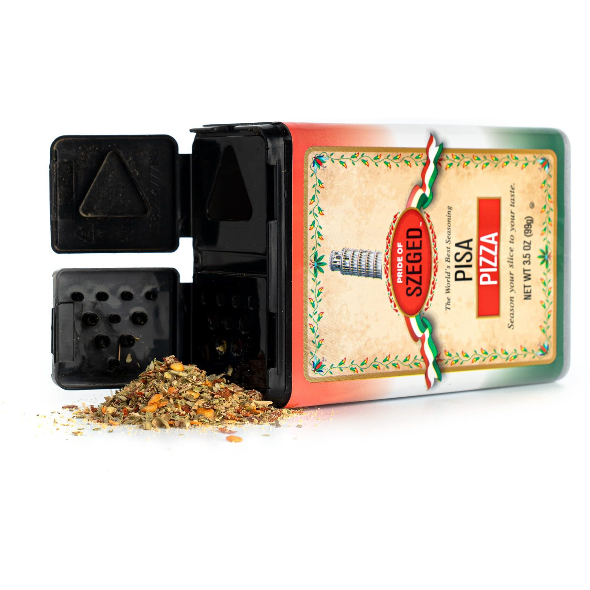 Pride Of Szeged Pizza Seasoning, Italian Spice Blend, 3.5 Oz. Tin, 1-Count