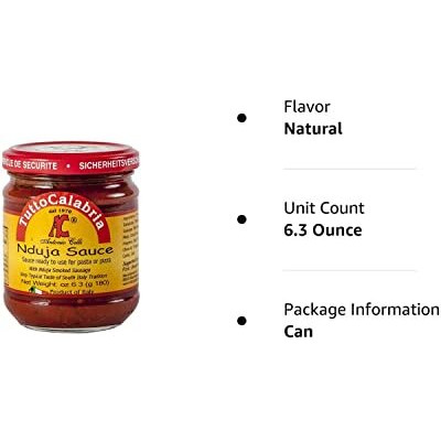 Calabrian Nduja Sauce By Tutto Calabria (6.3 Ounce)