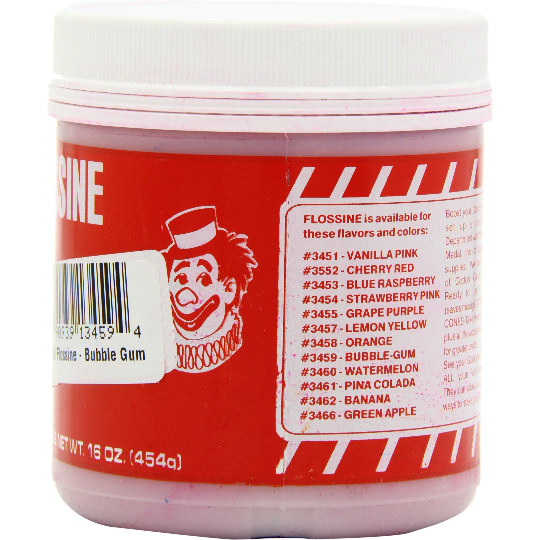 Gold Medal Flossine Can, Bubble Gum, 1-Pound