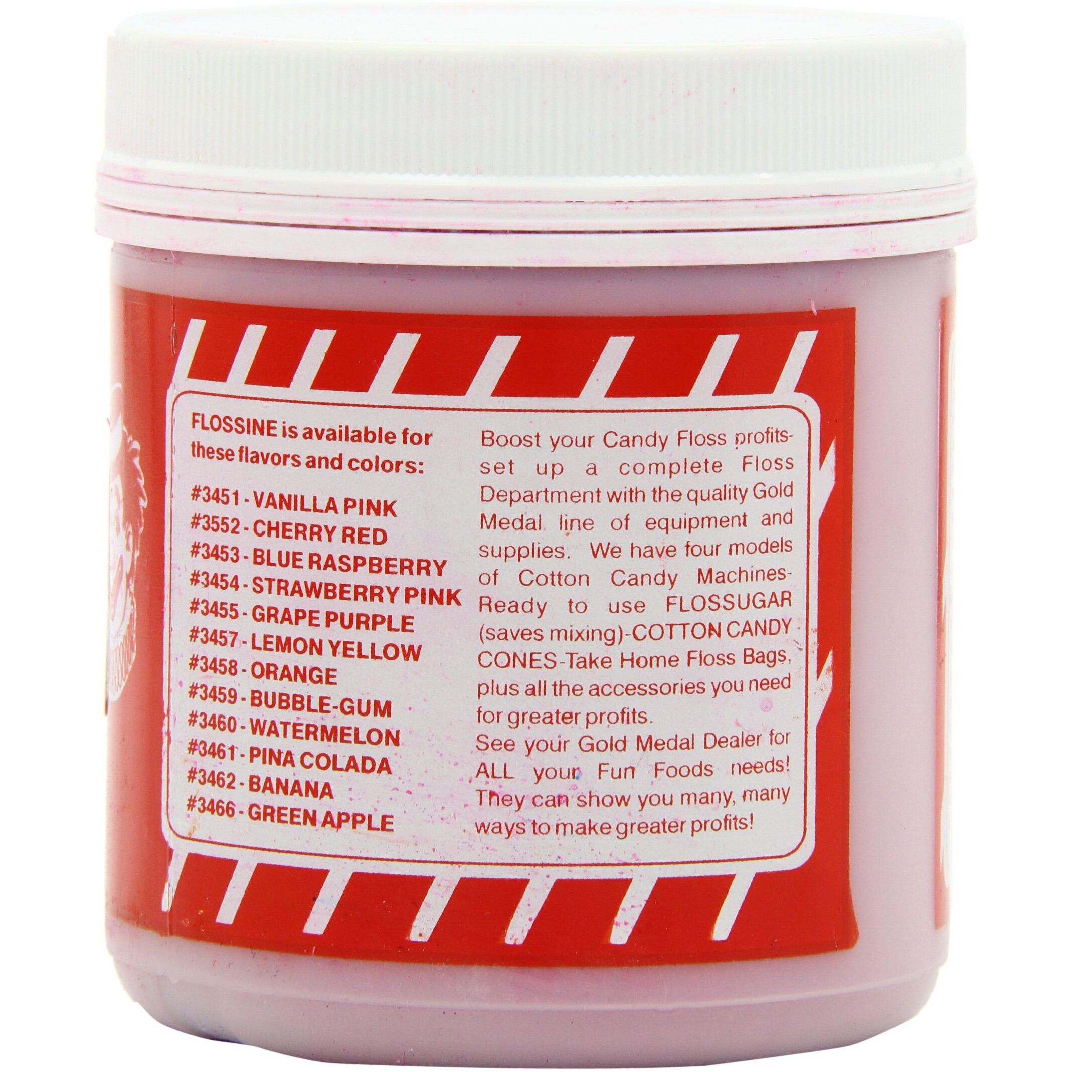 Gold Medal Flossine Can, Bubble Gum, 1-Pound