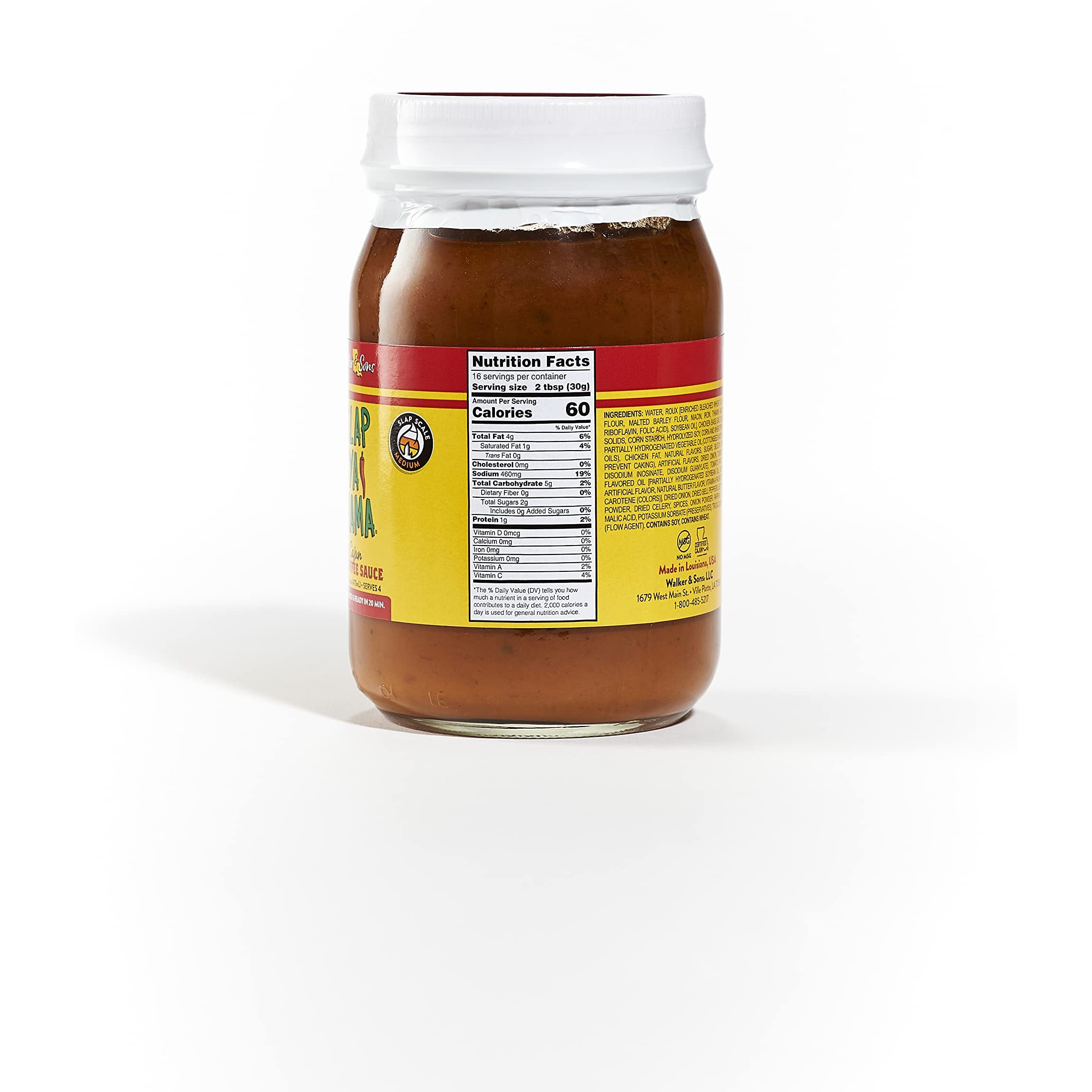 Slap Ya Mama Cajun Etoufee Sauce For Chicken Or Seafood, Pre Cooked, 16 Ounce