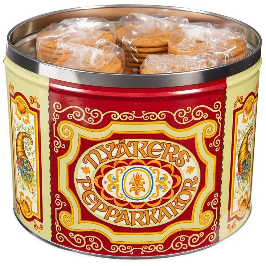 Nyakers Sweet And Spicy Gingersnap Cookies - Original Flavor Nyakers Gingersnap Cookies | Finest Ginger Snaps Swedish Cookies | Perfect Cookies On The Go | 26.45 Ounces