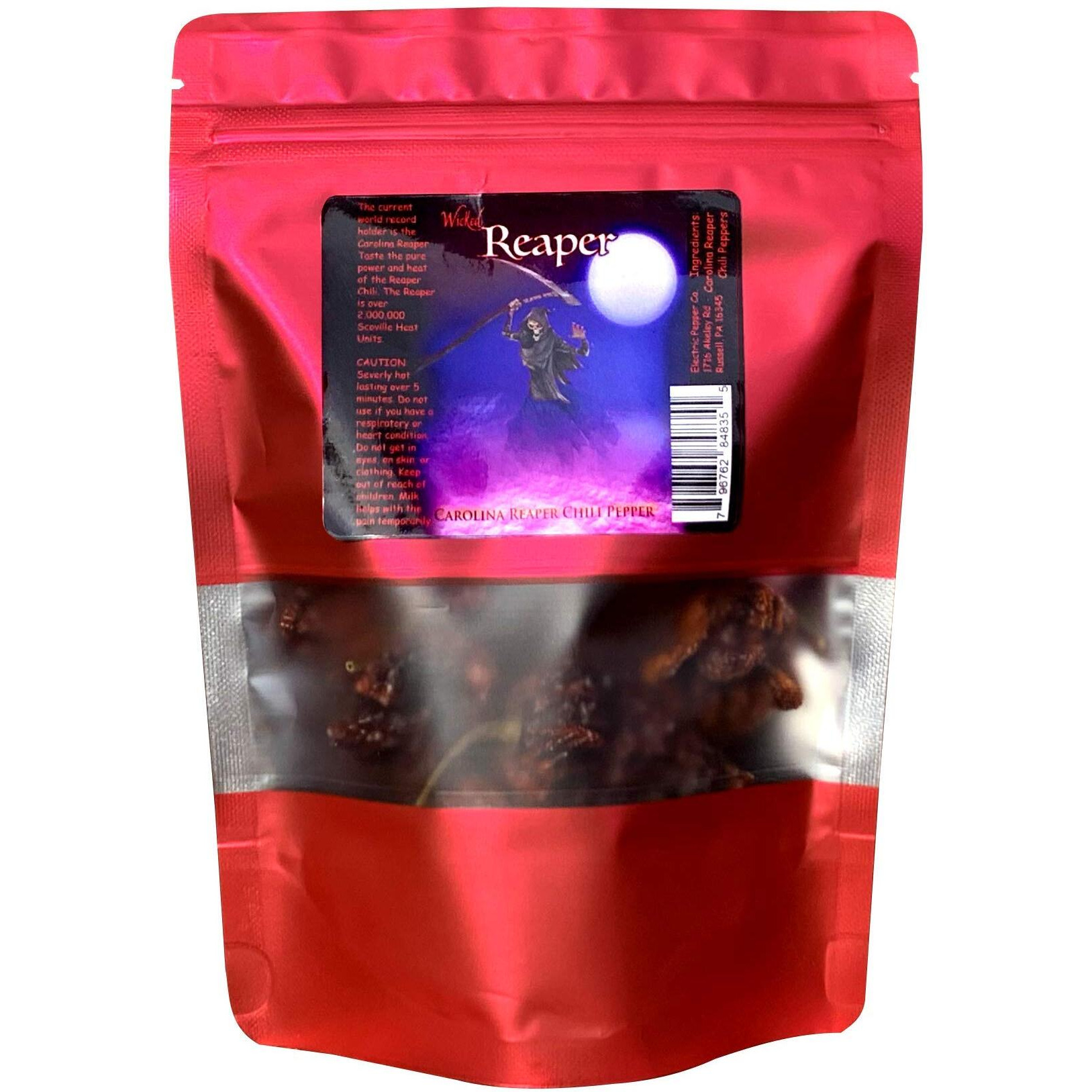 Wicked Reaper Wicked Tickle Carolina Reaper Chili Peppers World's Hottest Dried Spice 10 Pack +2 Free