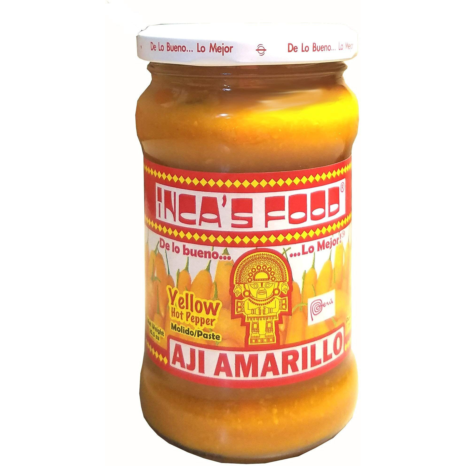 Inca's Food Aji Amarillo - Yellow Hot Pepper Molido/Paste 10.5Oz - Product Of Peru
