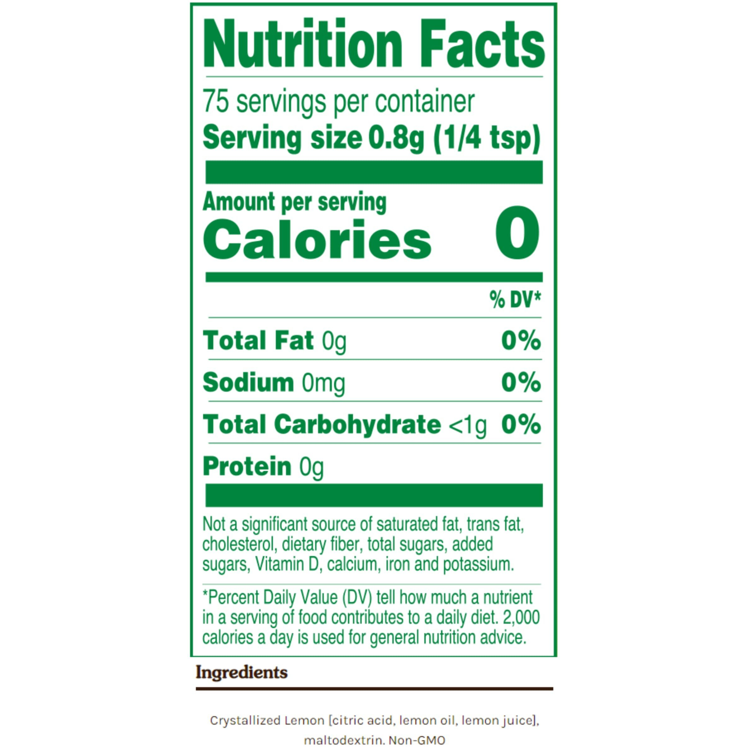 True Lemon Shaker, 2.12 Ounces 60G