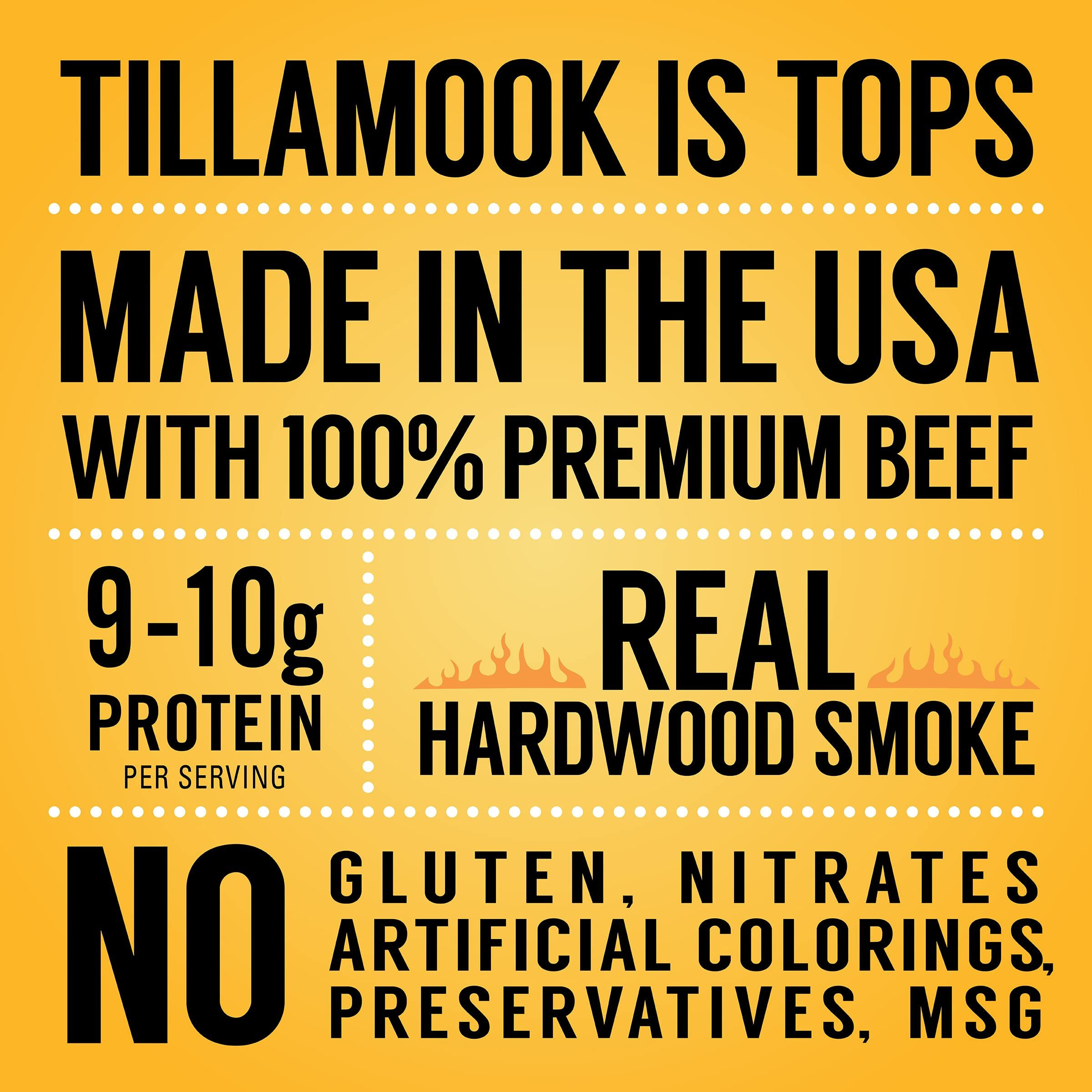 Tillamook Country Smoker Real Hardwood Smoked Silver Dollar Jerky, Teriyaki, 13 Ounce