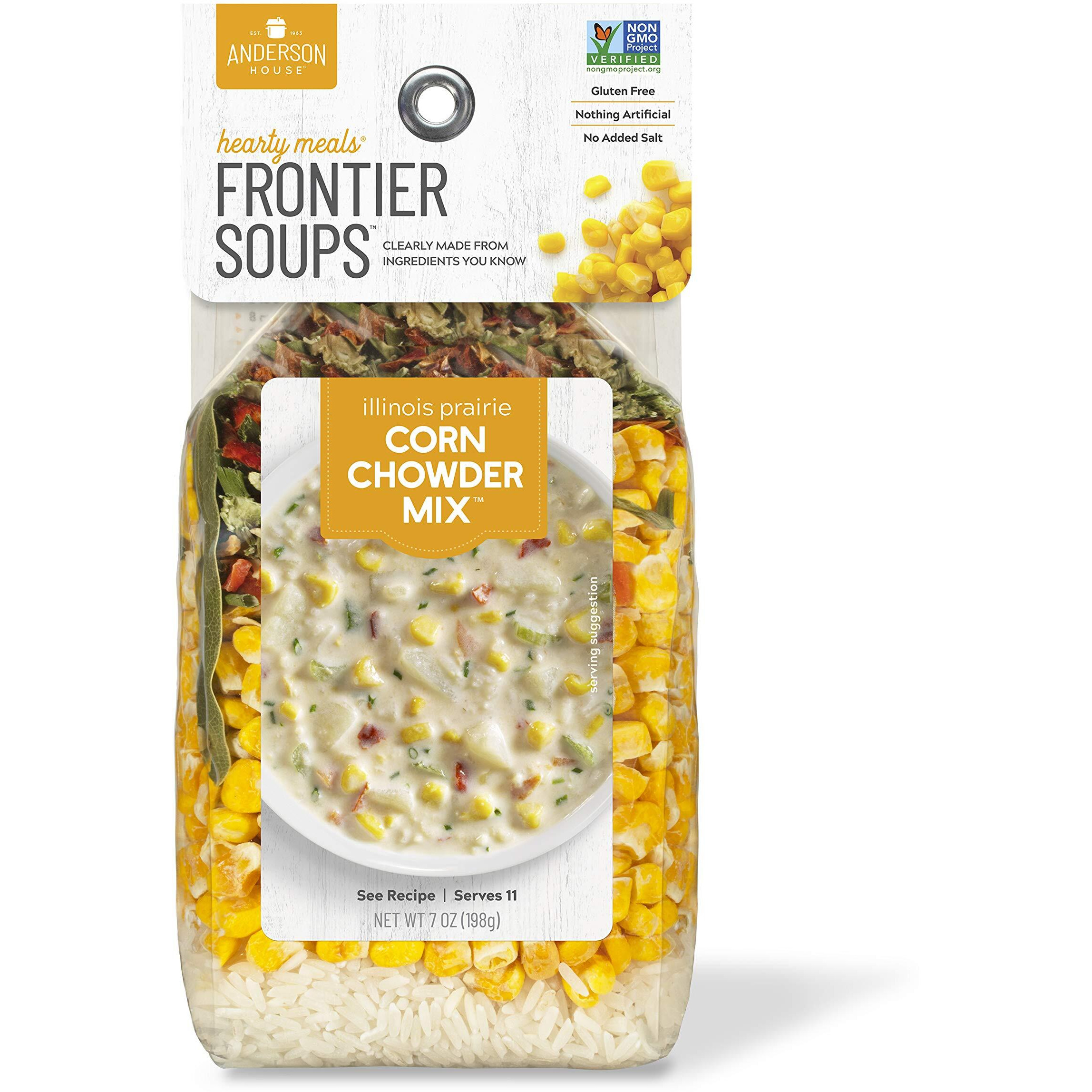 Frontier Soups Hearty Meals Illinois Prairie Corn Chowder Mix, 7 Ounce