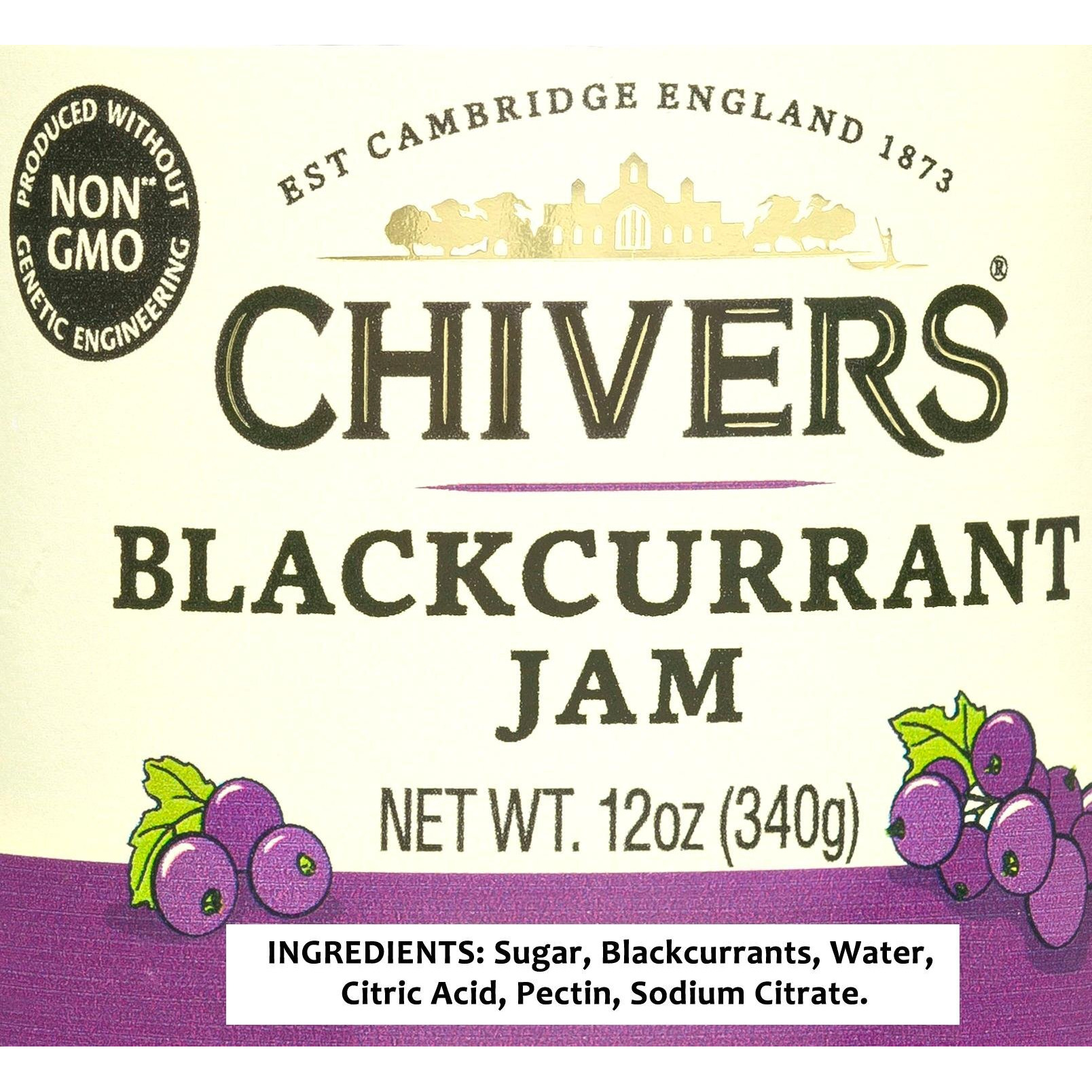 Chivers Blackcurrant Jam 340G
