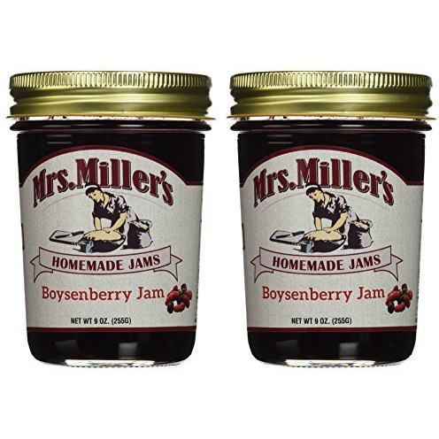 Mrs. Miller's Amish Home Made Boysenberry Jam, 9 Ounce (Pack Of 2)