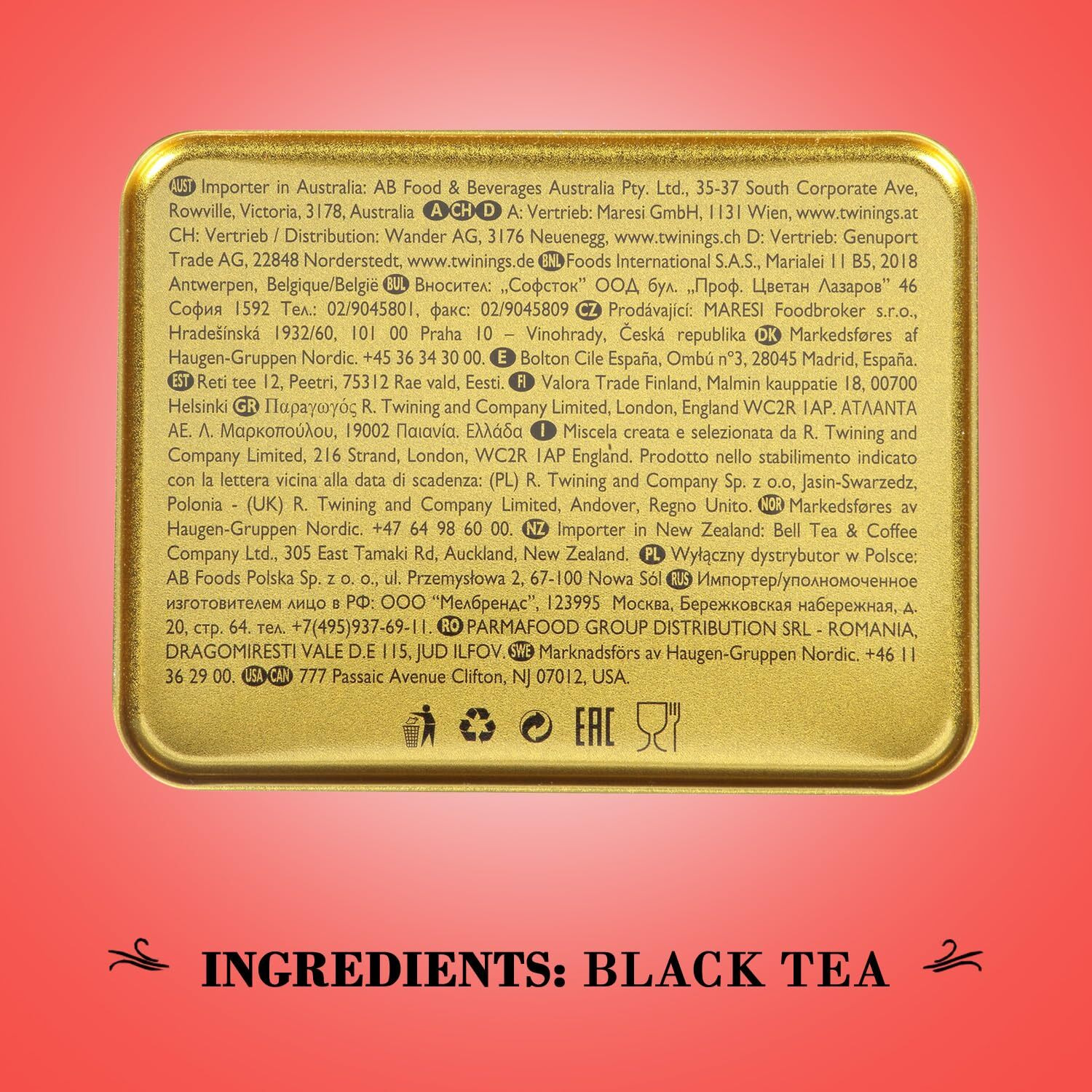 Twinings English Breakfast Tea, Loose Leaf - Traditional Caffeinated Black Tea In A Large Tea Tin, Gifts For Tea Lovers, 7.05 Oz