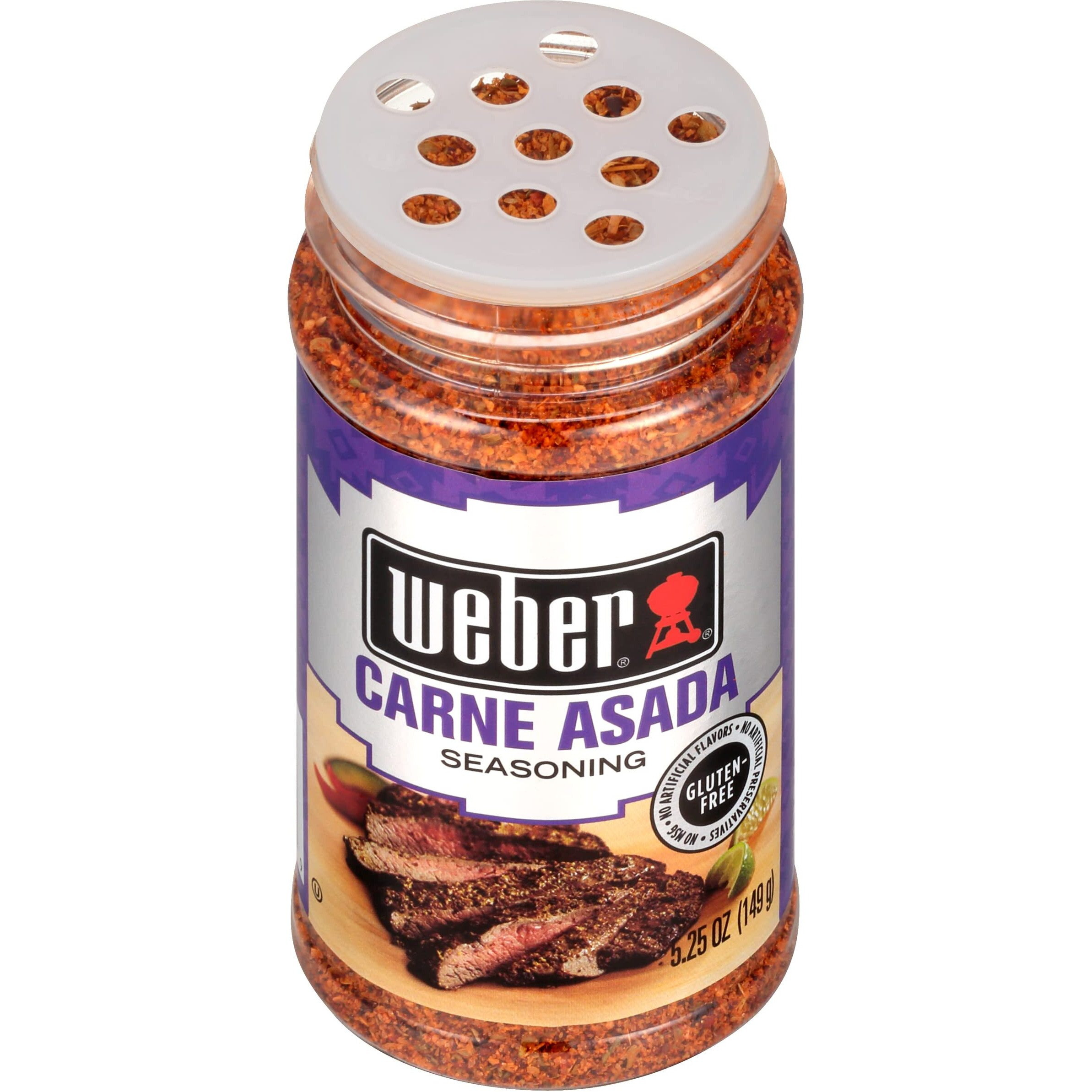 Weber Carne Asada Seasoning, 5.25 Ounce Shaker