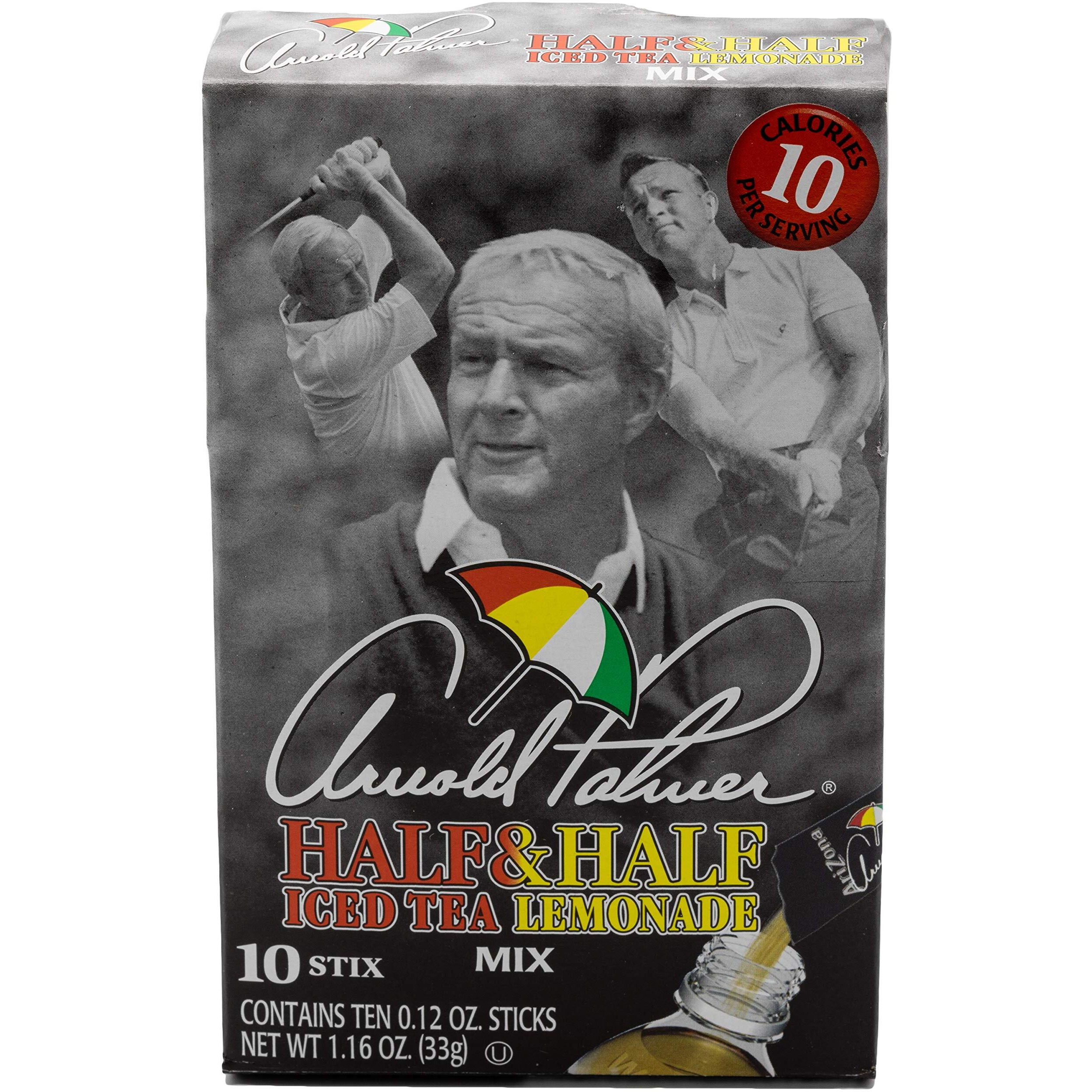 Arizona Tea, Arnold Palmer Mix Stix, Half Iced Tea & Half Lemonade, 10 Stix, 1.2 Oz (Pack Of 12)