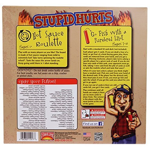 Pure Bred Idiot - Hot Sauce Roulette Game - 12-0.75 Ounce Bottles Hot Sauce Gift Set - Perfect Premium Gourmet Gag Gifts For Men - Spicy Challenge Hot Sauce Sampler