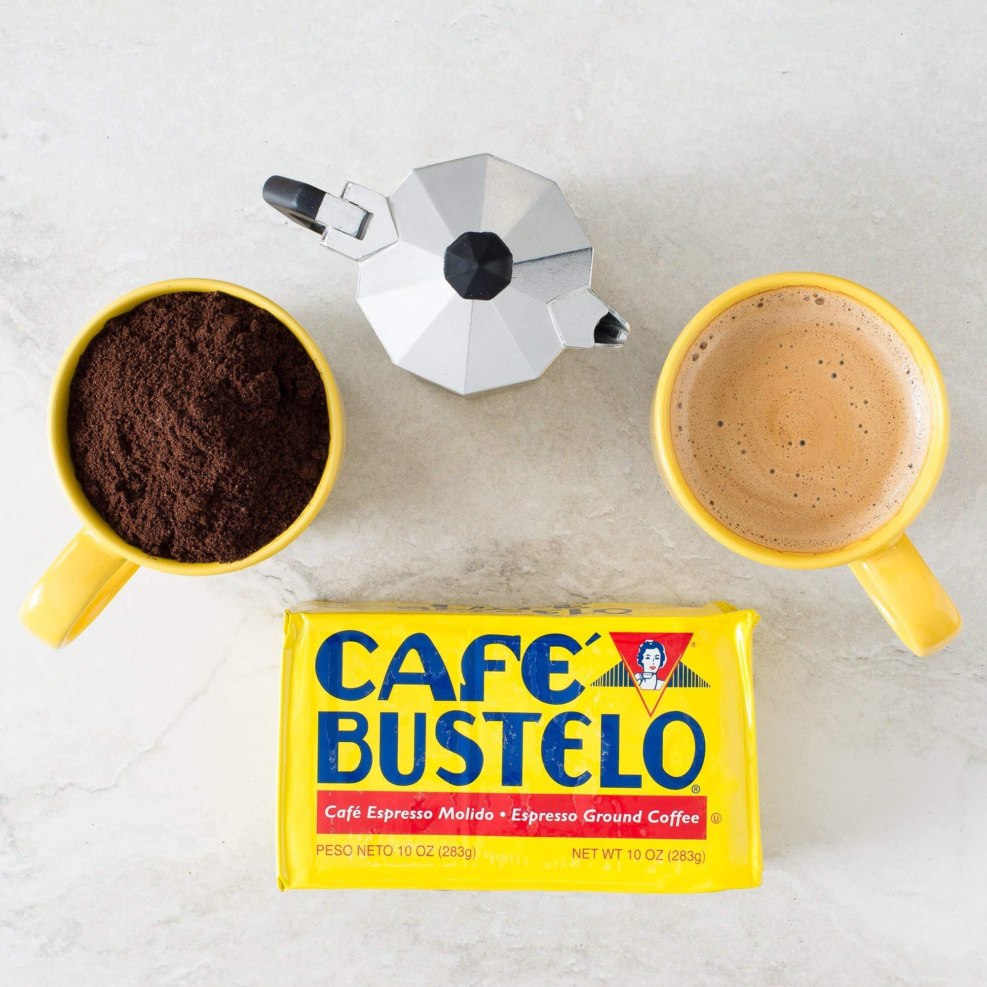 Caf   Bustelo Espresso Dark Roast Ground Coffee Brick, 16 Ounces