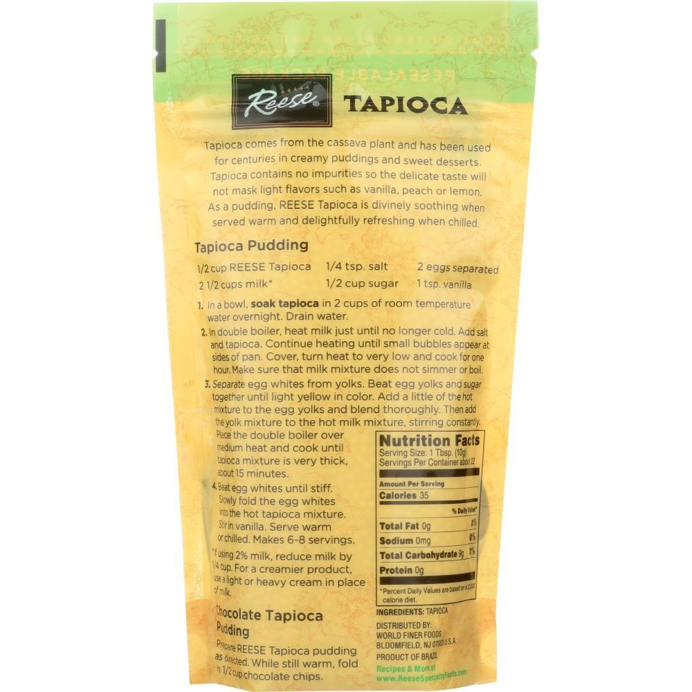 Reese Small Pearl Tapioca, 8-Ounces (Pack Of 6)
