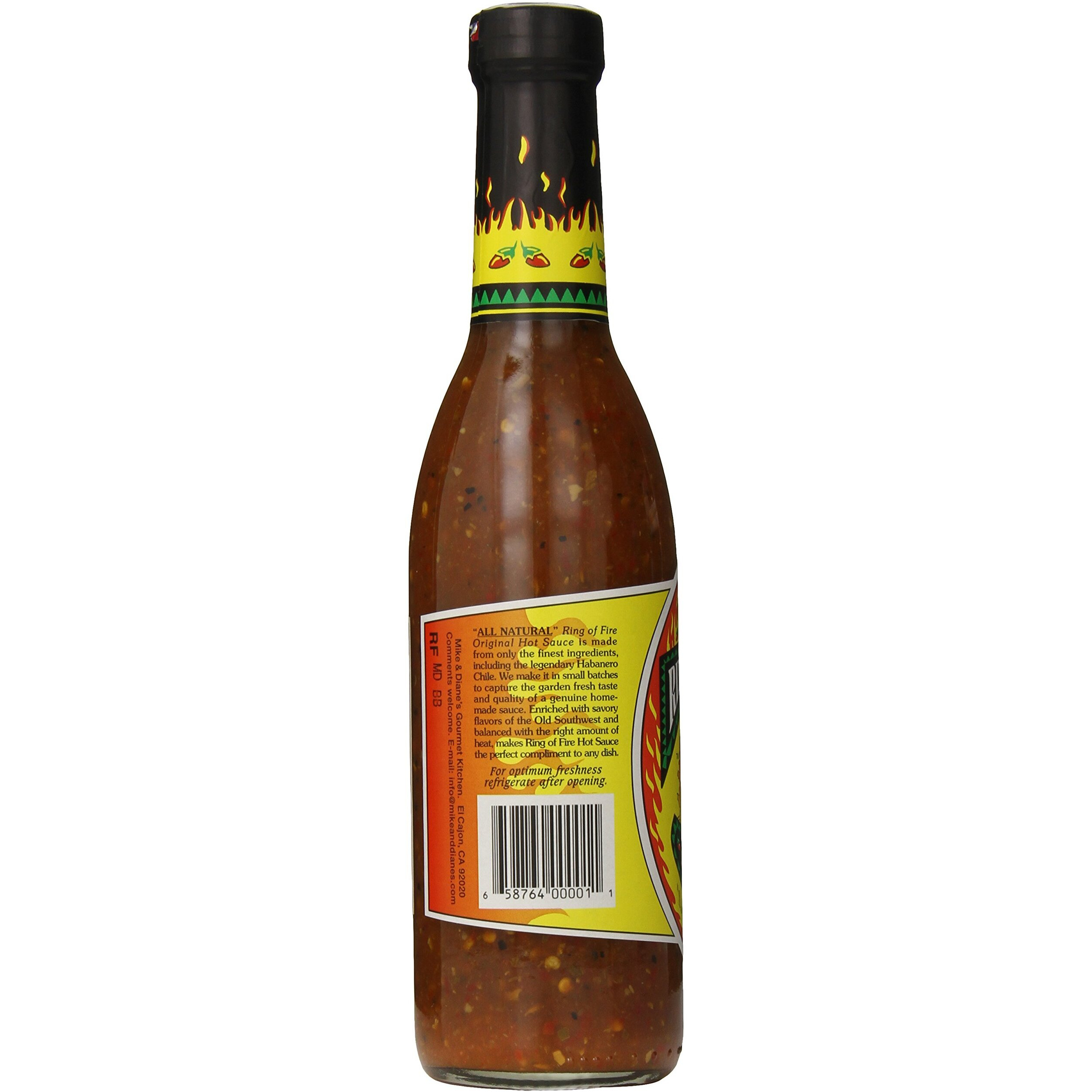 Ring Of Fire Original Habanero Hot Sauce, 12.5 Ounce