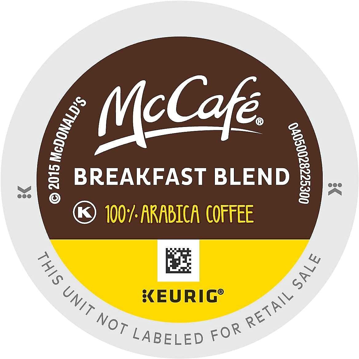 Mccafe 24328029 Mccafe Breakfast Blend Coffee K-Cup Pods Light Roast
