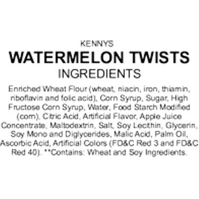 Kenny's Watermelon Twist Licorice 2 Lbs