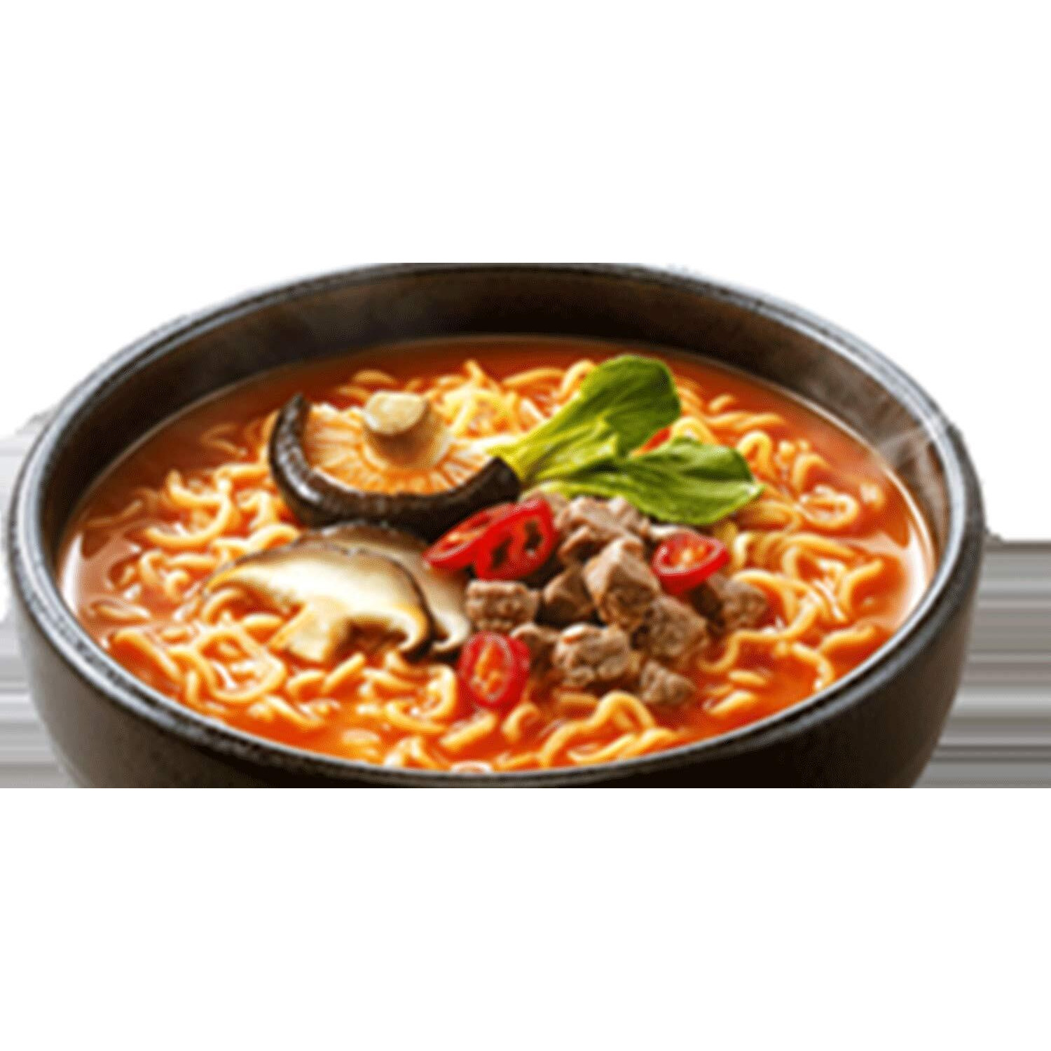 Nongshim Shin Ramyun Black With Premium Beef Broth, 4.58 Ounce (Pack Of 10)