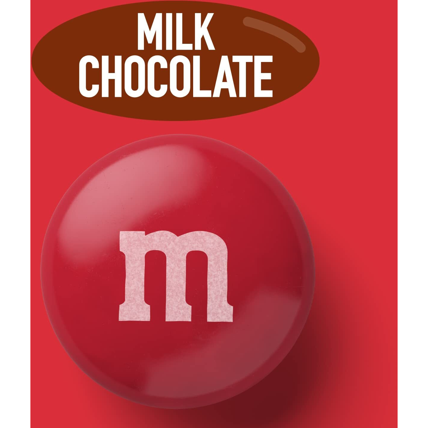M&Ms Red Milk Chocolate Candy, 2Lbs Of M&M's In Resealable Pack For Candy Bars, Birthday Parties, 4Th Of July, Christmas, Valentine's Day, Dessert Tables & Diy Party Favors