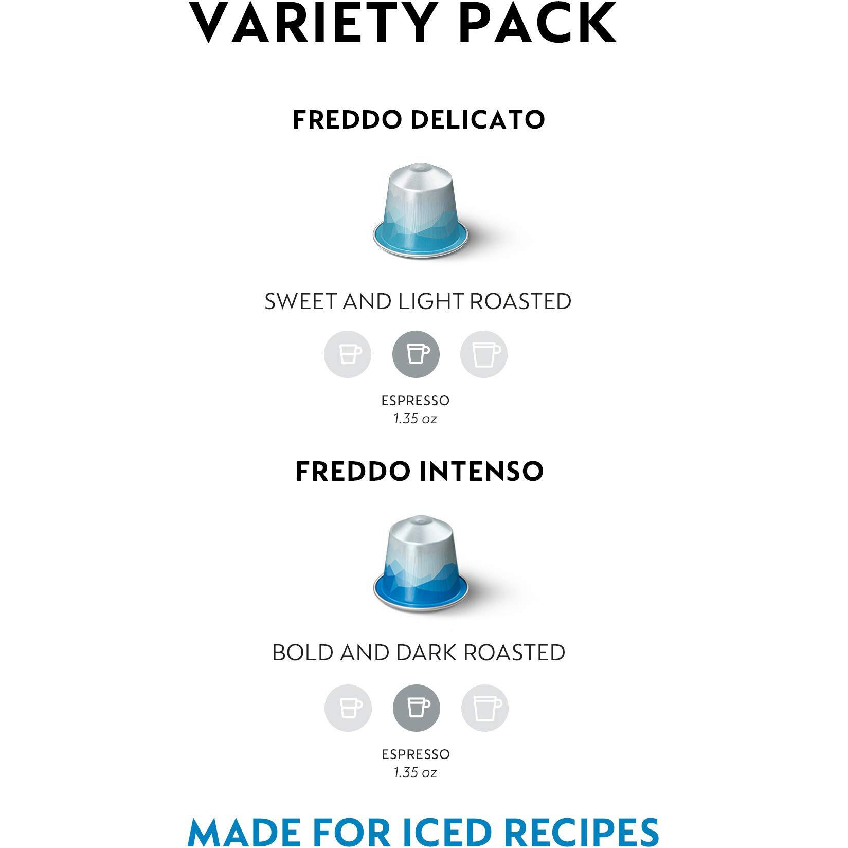 Nespresso Original Line Iced Coffee Variety Pack, 1.35 Oz, 40 Count (Original Line Only)