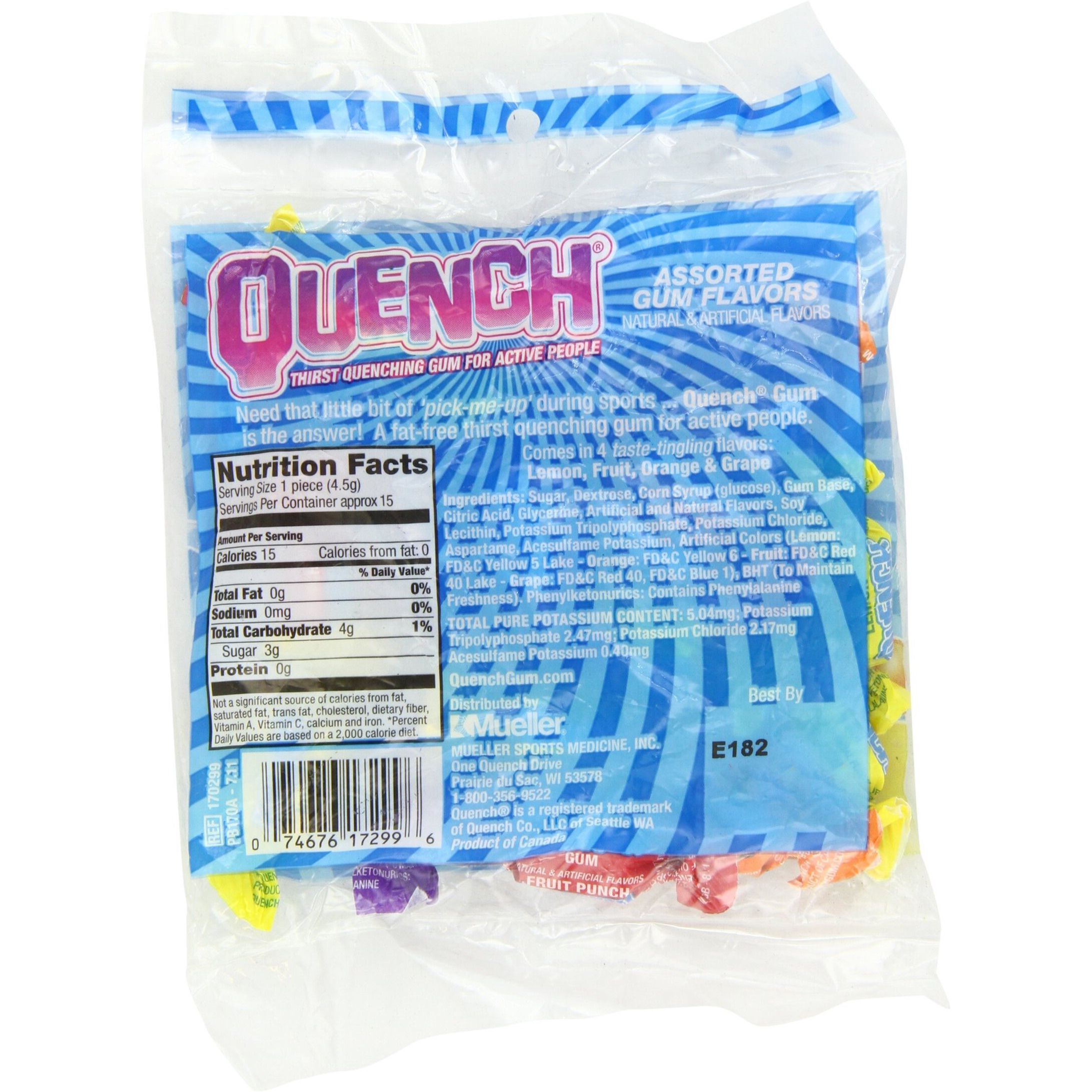 Quench Gum Variety Bag 2.4 Oz.