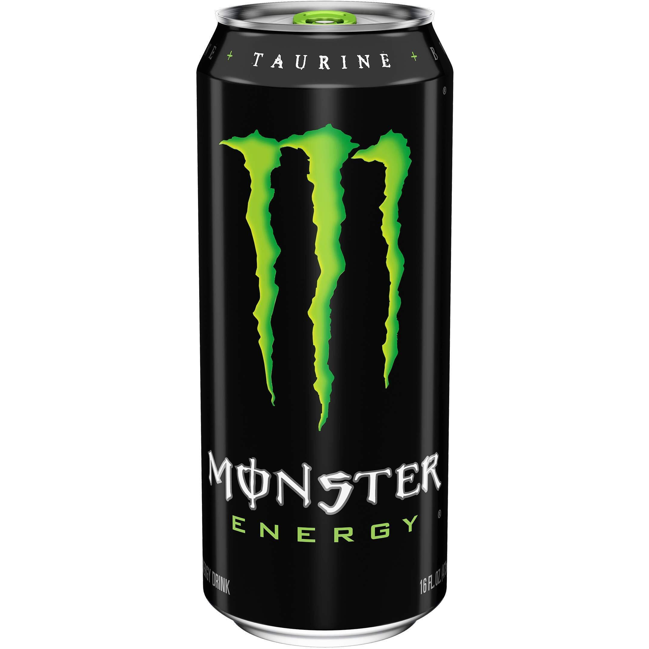 Monster Energy Drink, 16 Fluid Ounce (Pack Of 24)