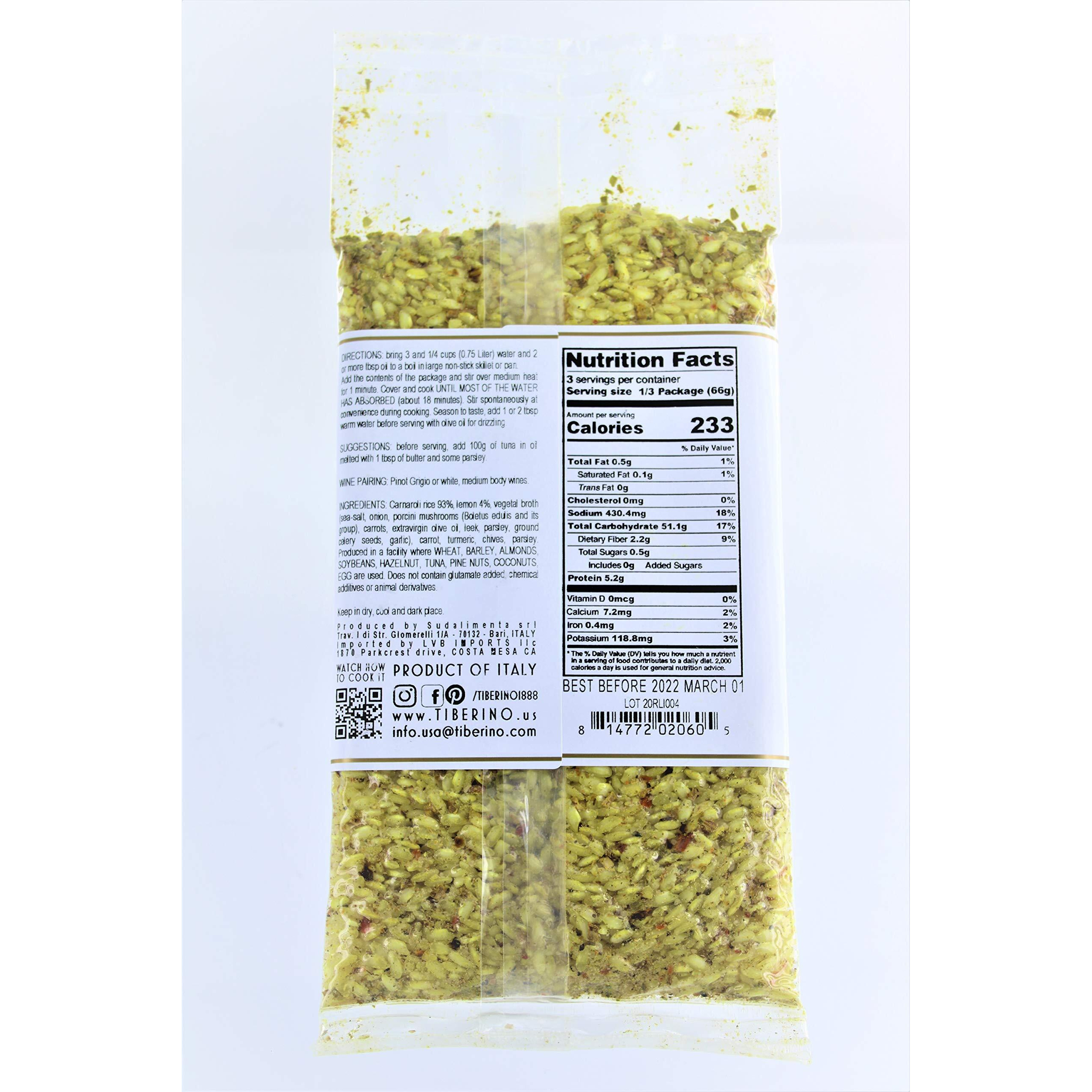 Tiberino Ravello Lemon Zest Risotto, 7 Oz