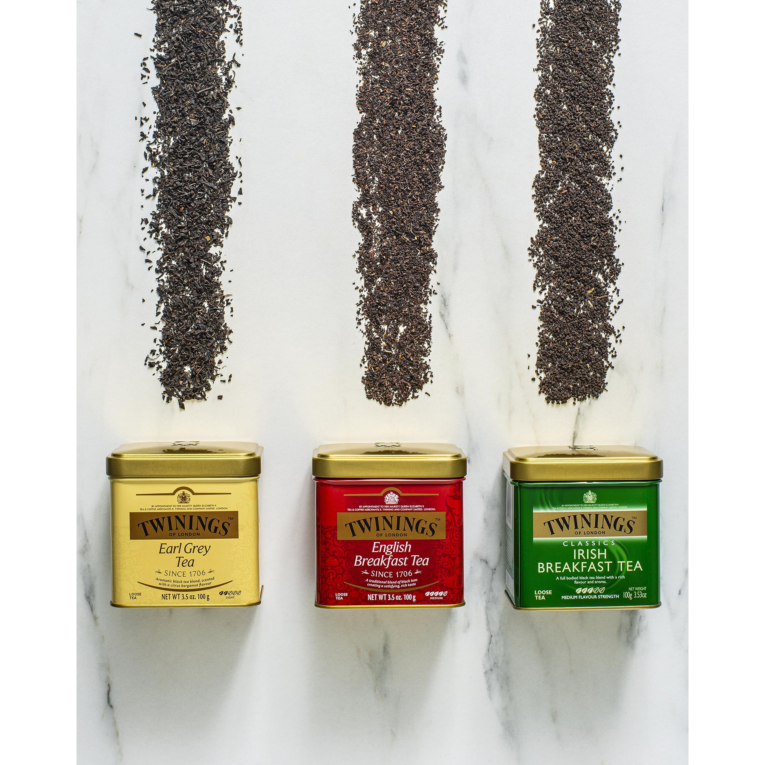 Twinings Earl Grey Loose Black Tea Tins, 7.05 Ounce Tins (Pack Of 6), Flavoured With Citrus And Bergamot, Caffeinated, Enjoy Hot Or Iced