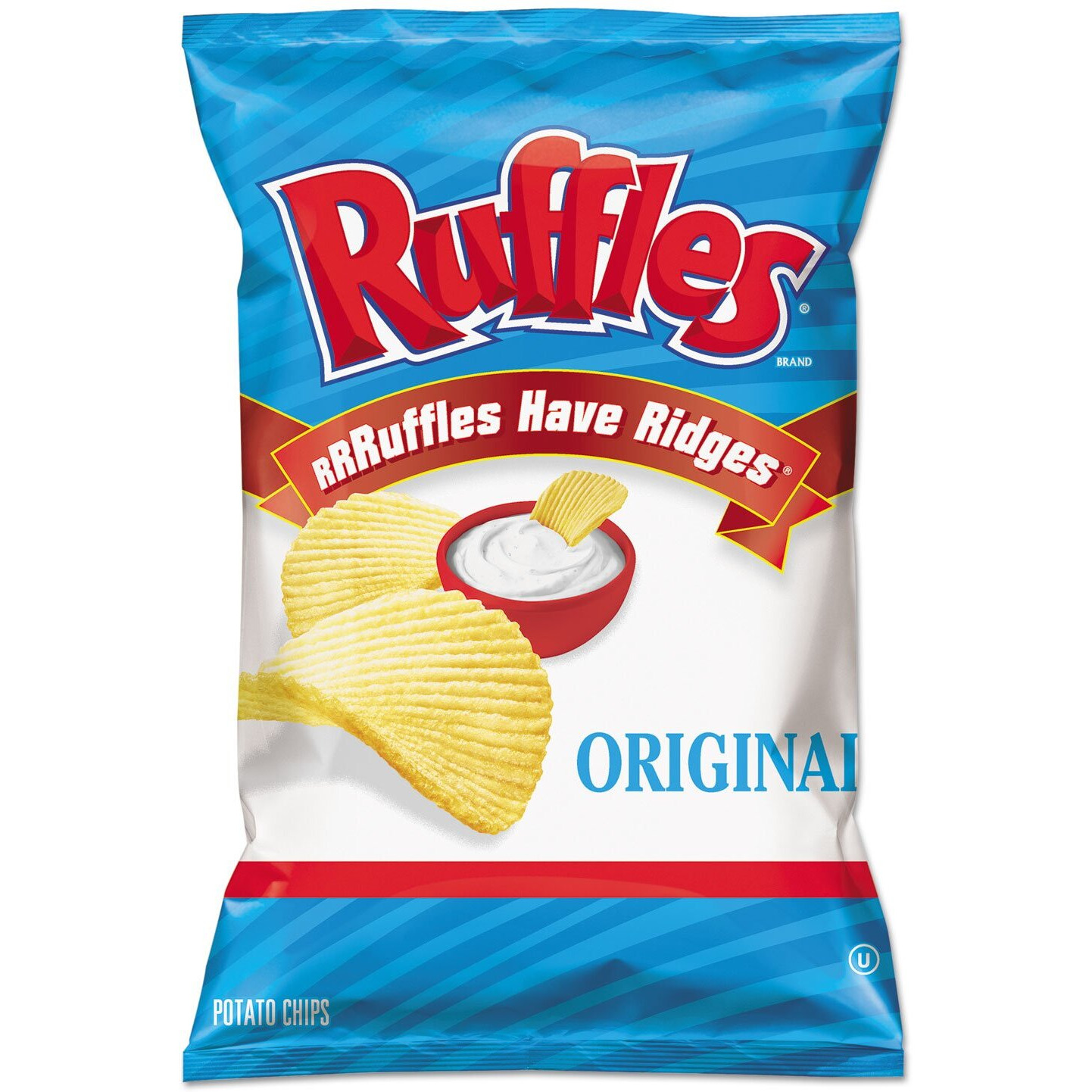 Ruffles Potato Chips, Original, 1.5 Ounce (Pack Of 64)
