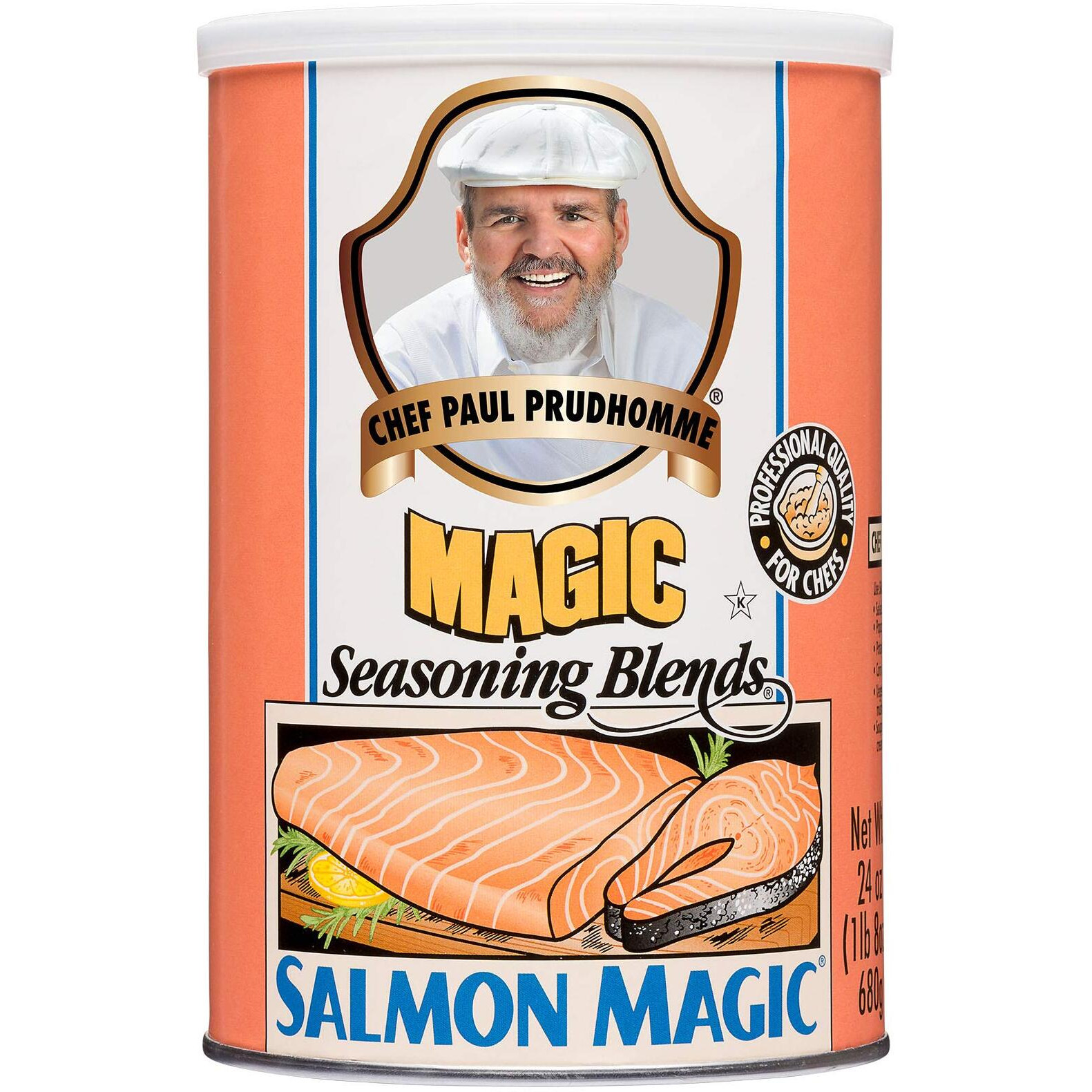 Chef Paul Prudhomme's Magic Seasoning Blends ~ Salmon Magic, 24-Ounce Canister