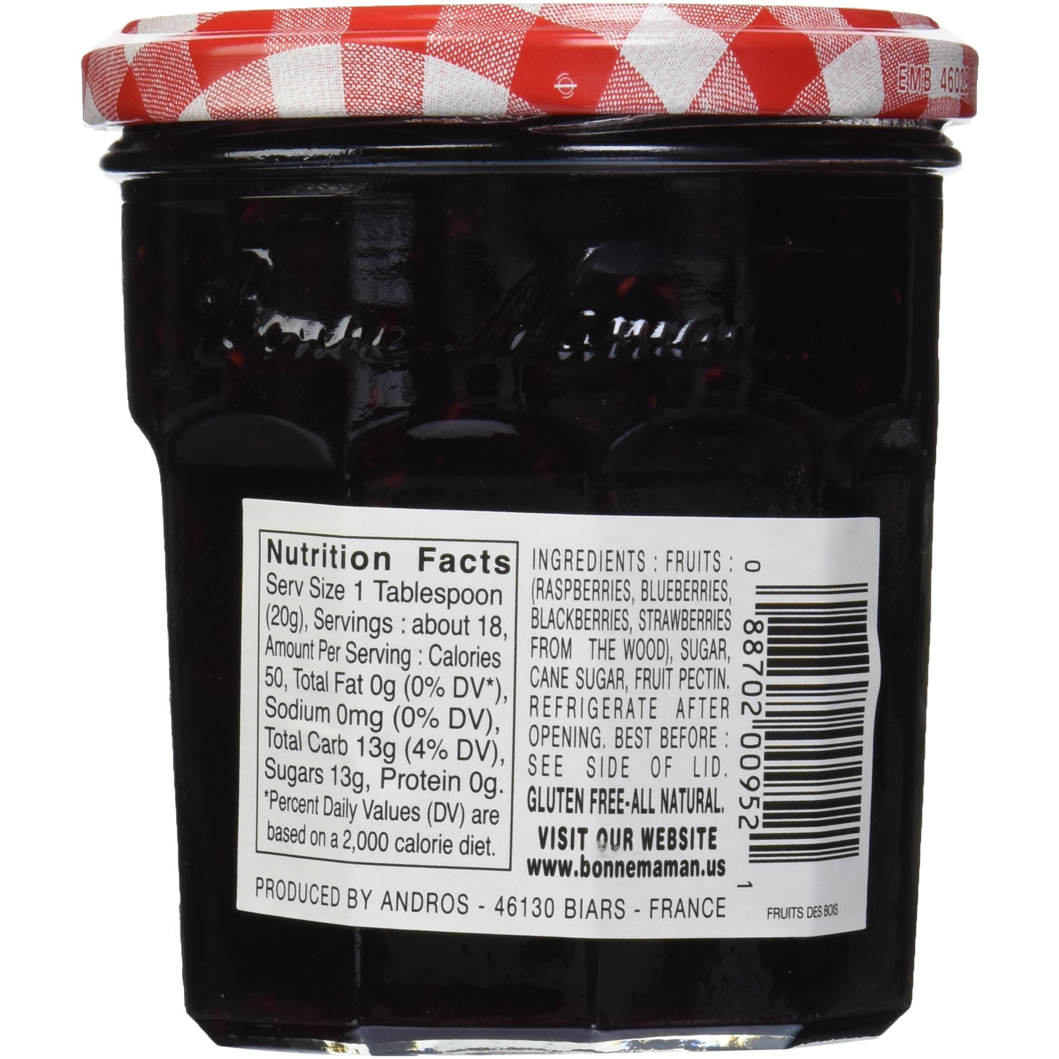 Bonne Maman Preserve, Mixed Berry, 13-Ounce