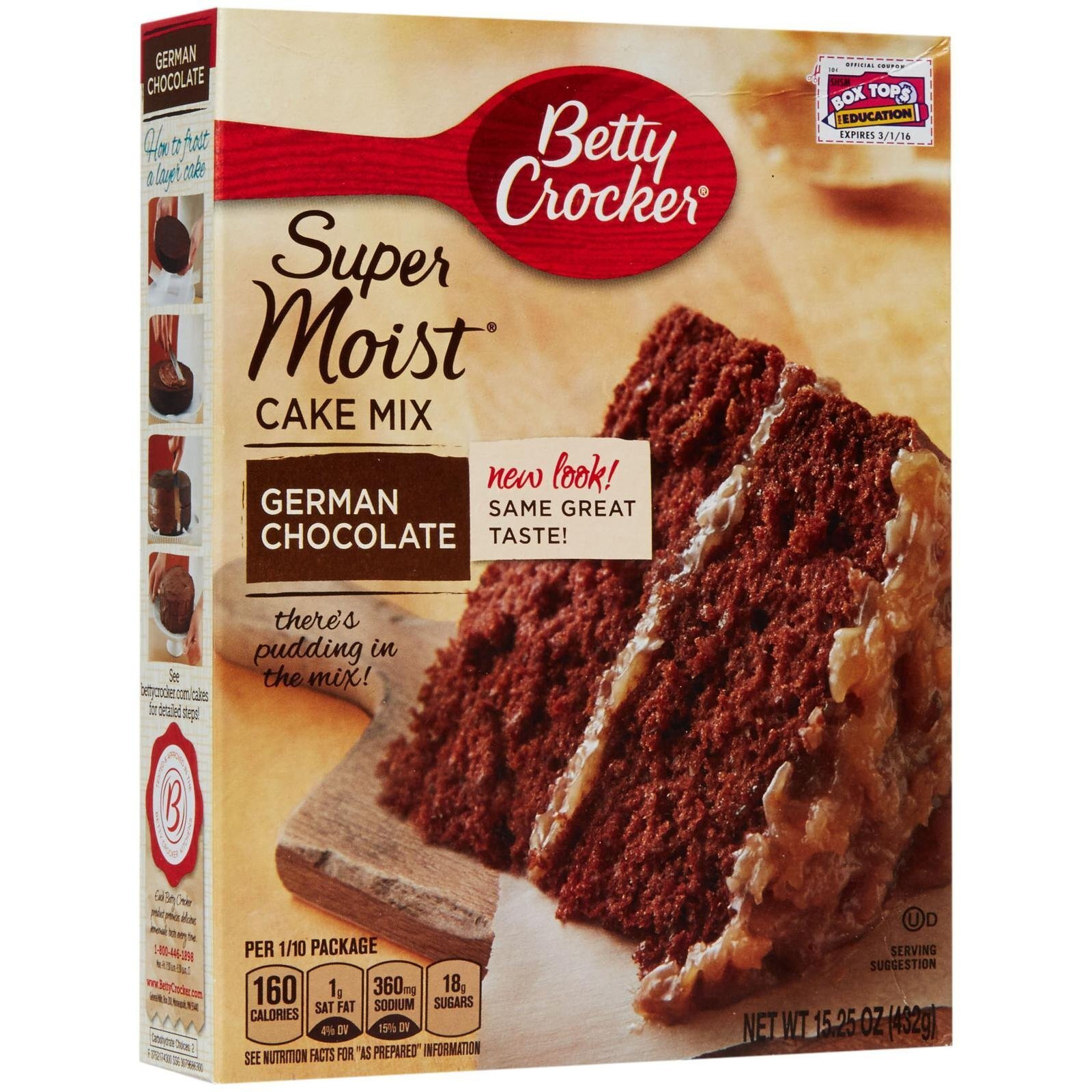 Betty Crocker Super Moist German Chocolate Cake Mix - 15.25 Oz