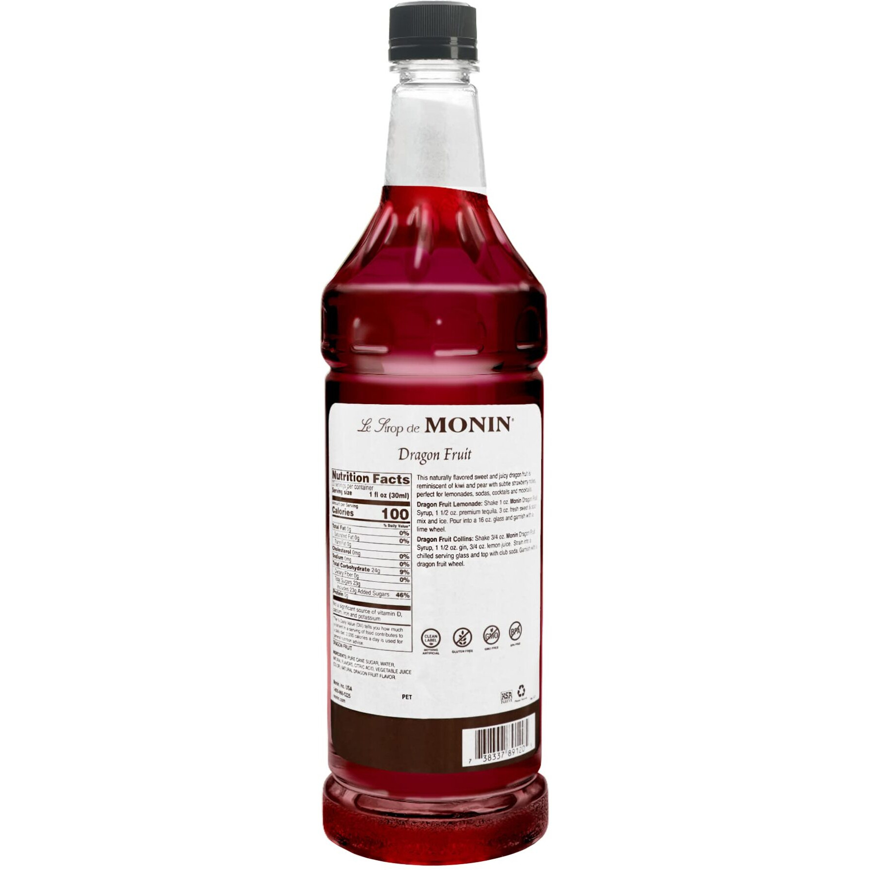 Monin Dragon Fruit, 1 Liter