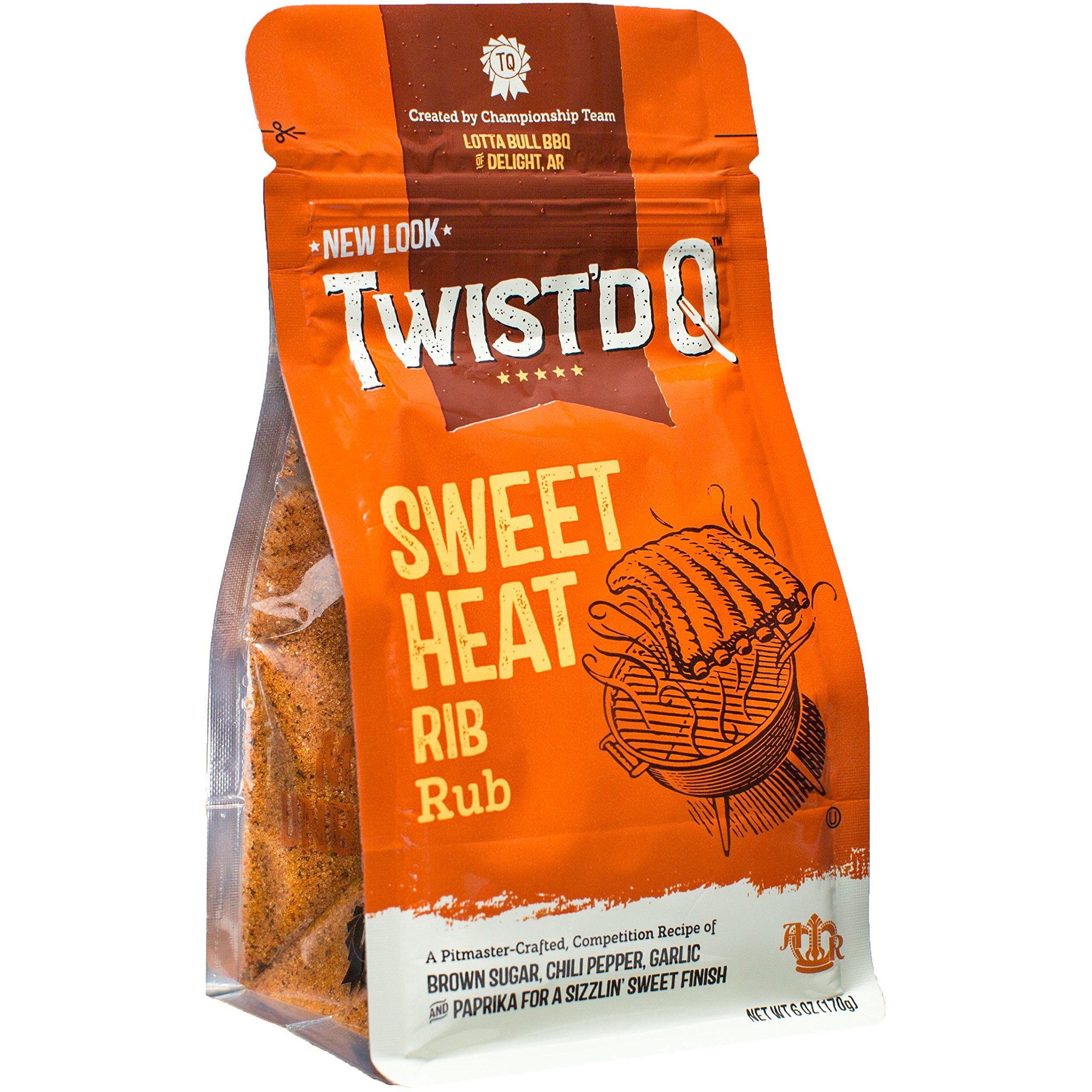 Twist'D Q - Sweet Heat Rub - American Royal - Lotta Bull Bbq
