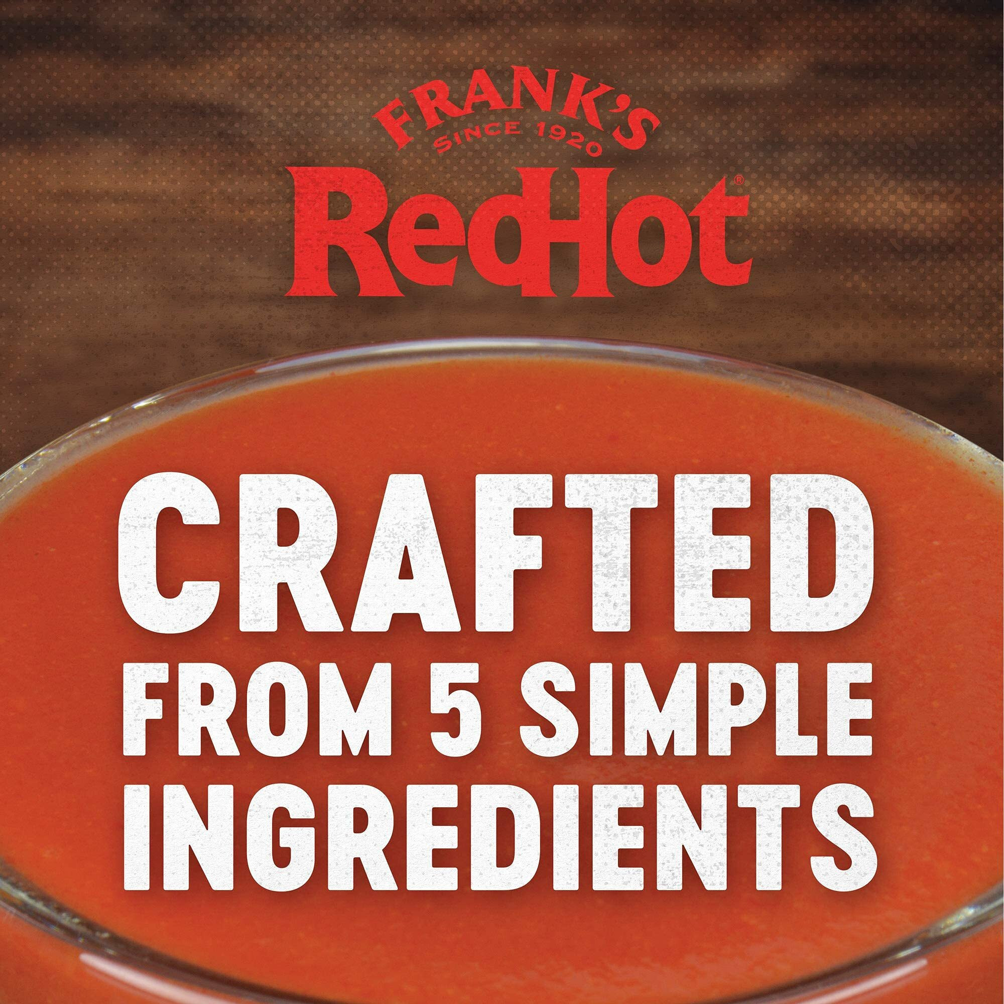 Frank's Redhot Original Cayenne Pepper Hot Sauce, 1 Gal - One Gallon Bulk Container Of Cayenne Pepper Hot Sauce To Add Flavorful Heat To Entrees, Sides, Snacks, And More