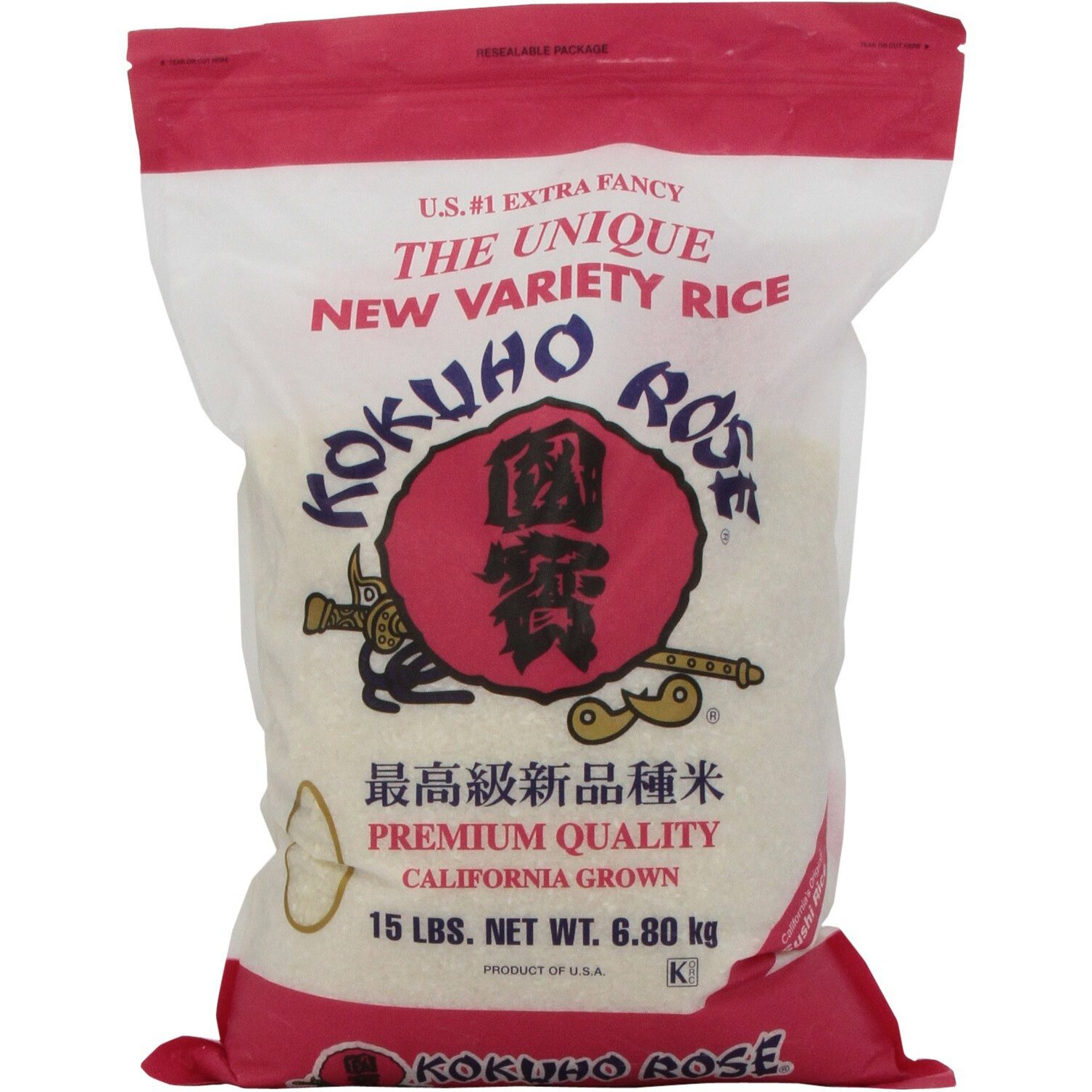 Kokuho Rose Rice, 15-Pound