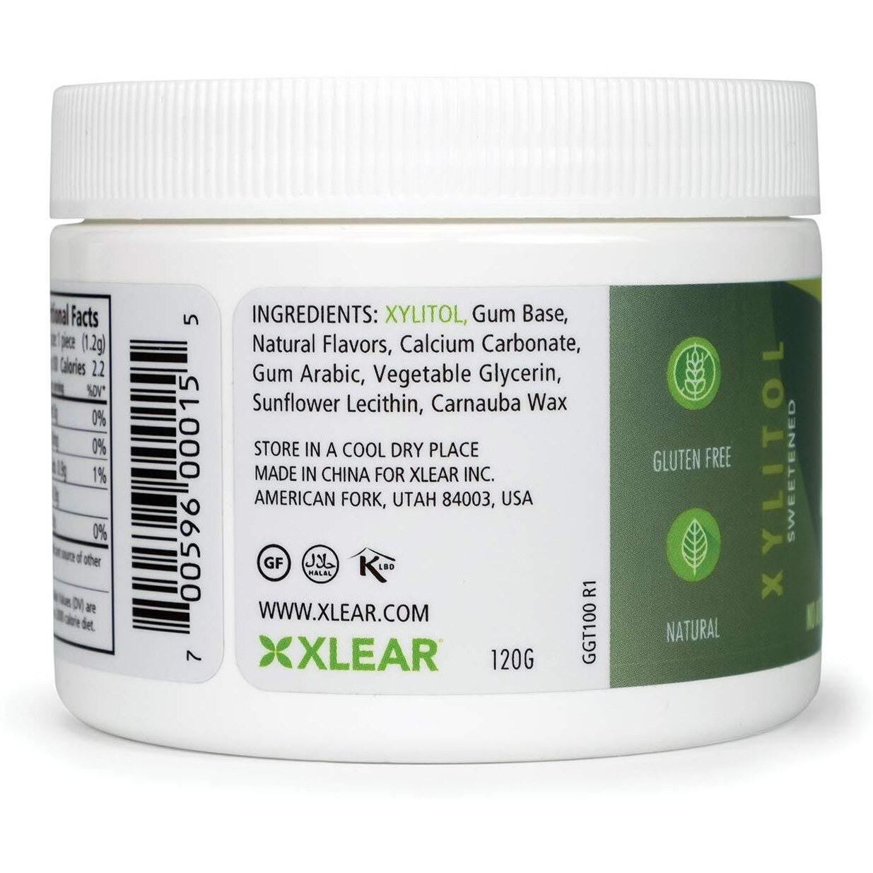 Spry Greent Tea Gum Xlear 100 Gum