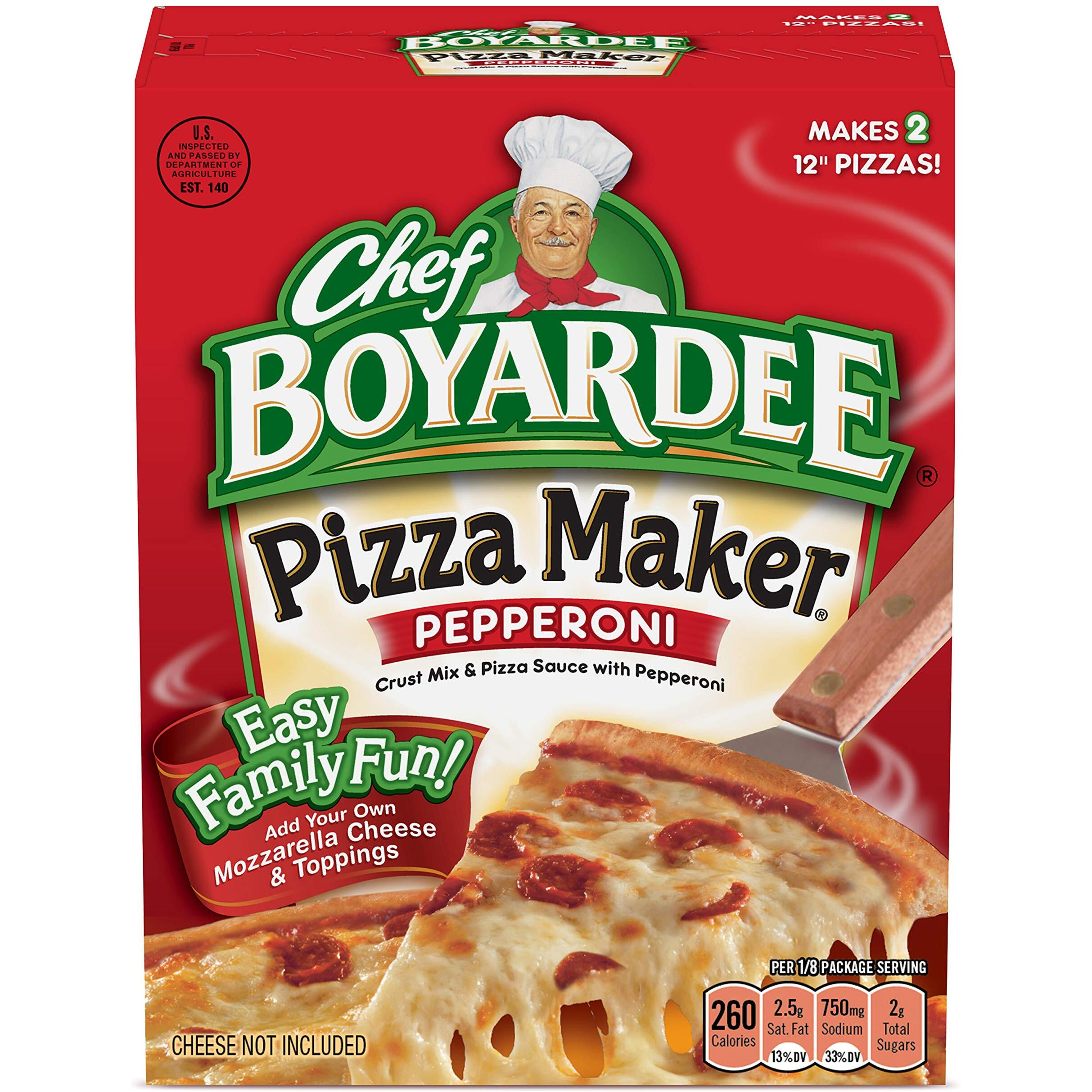 Chef Boyardee Pepperoni Pizza Maker, 31.85 Oz, 6 Pack
