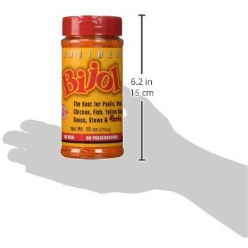 Bijol Condiment, Perfect For Yellow Rice, Paella, Meat, Chicken, Fish, Soups, Stews & Pasta, Substitute For Saffron, 10 Ounce
