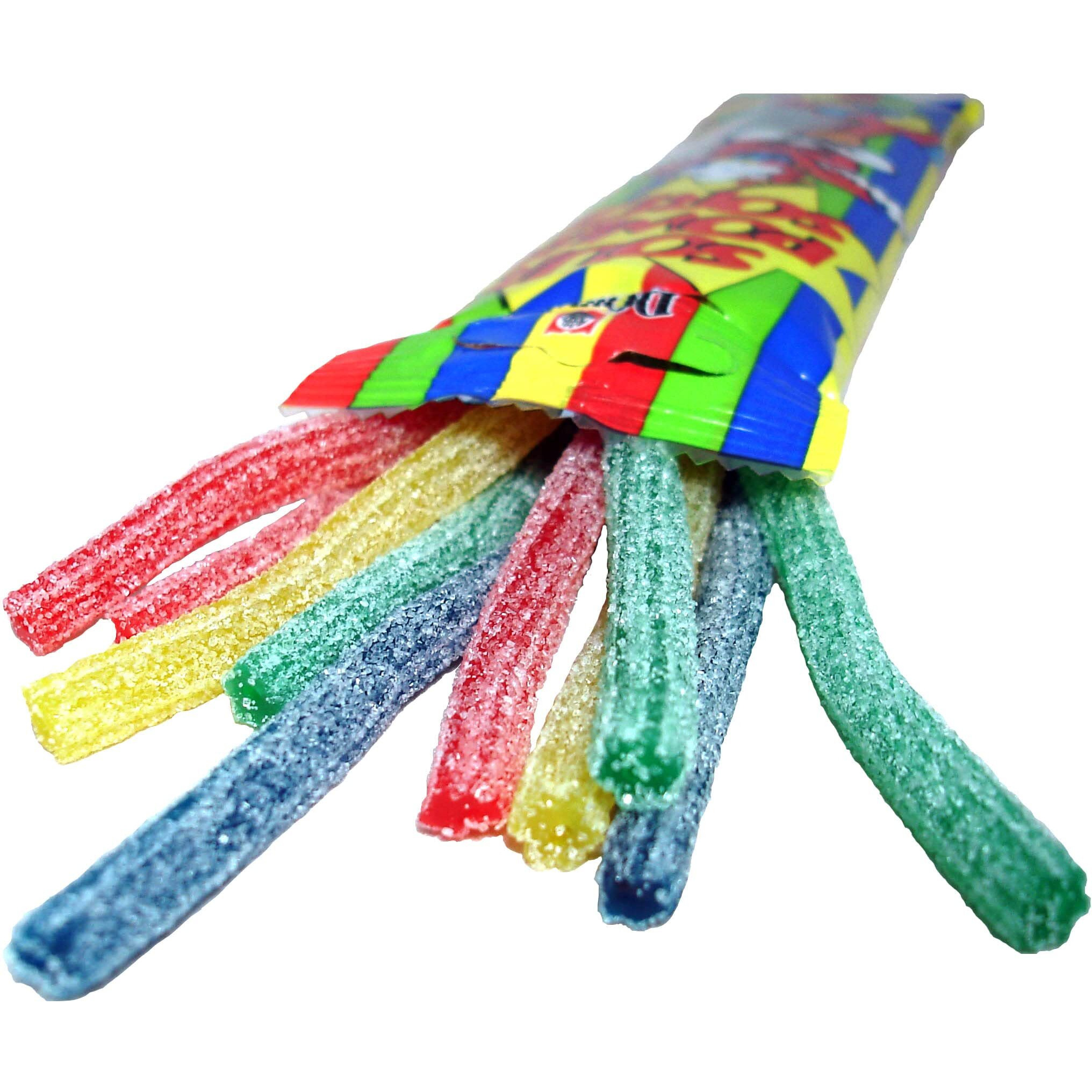 Sour Power Candy Straws, Sortz, 1.75-Ounce Units (Pack Of 24) (Zqb-16867)